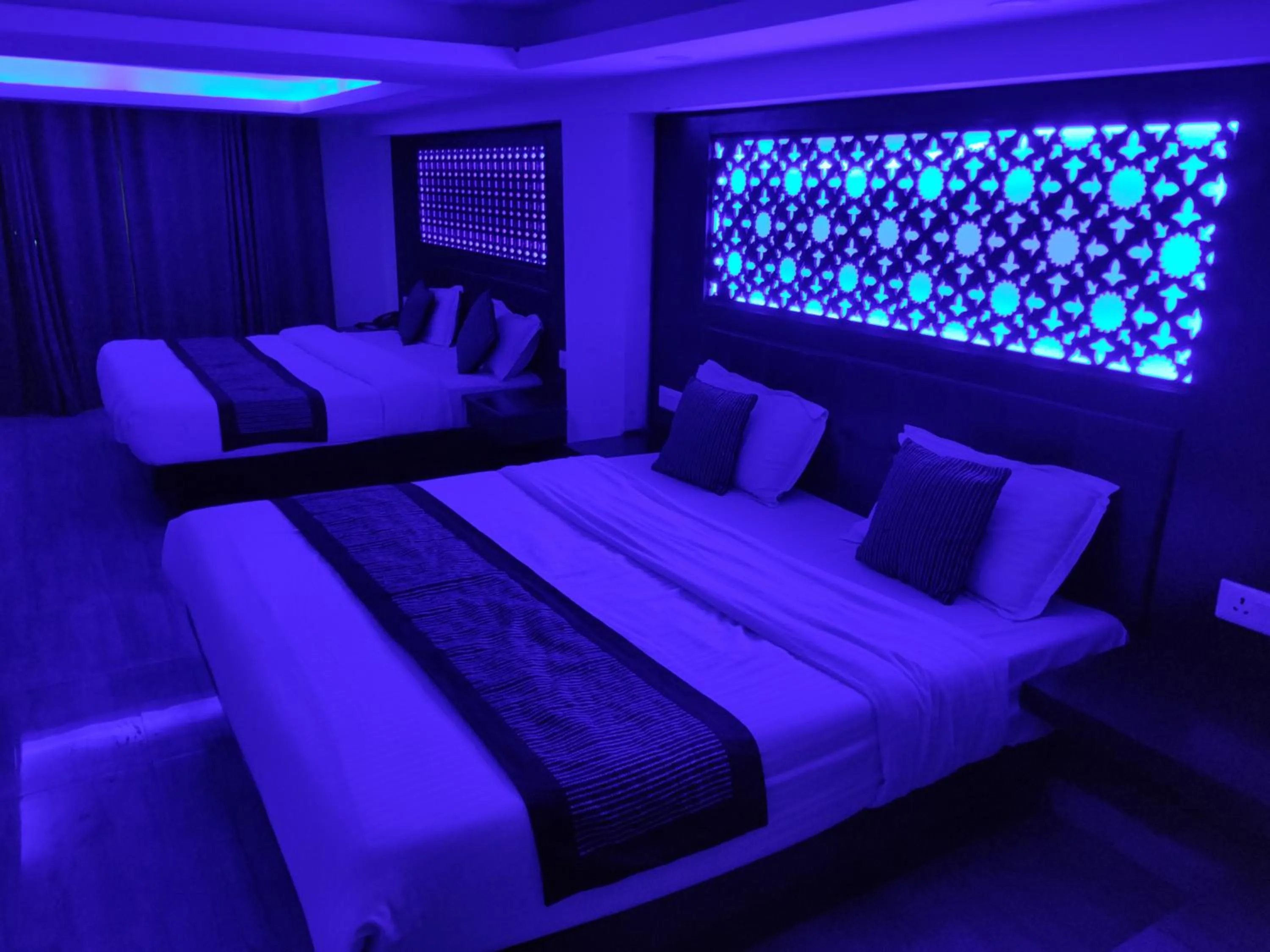 Bed in Hotel Hamers International