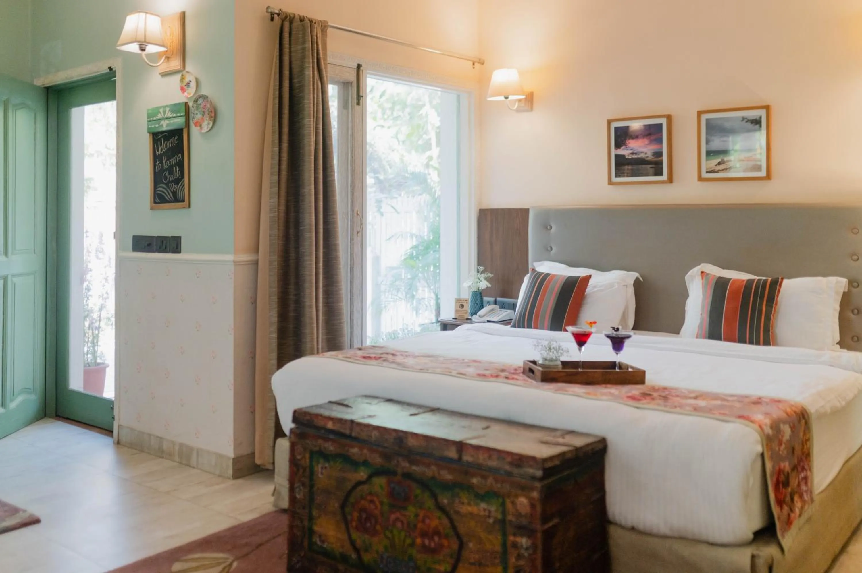 Bedroom, Bed in Karma Chalets