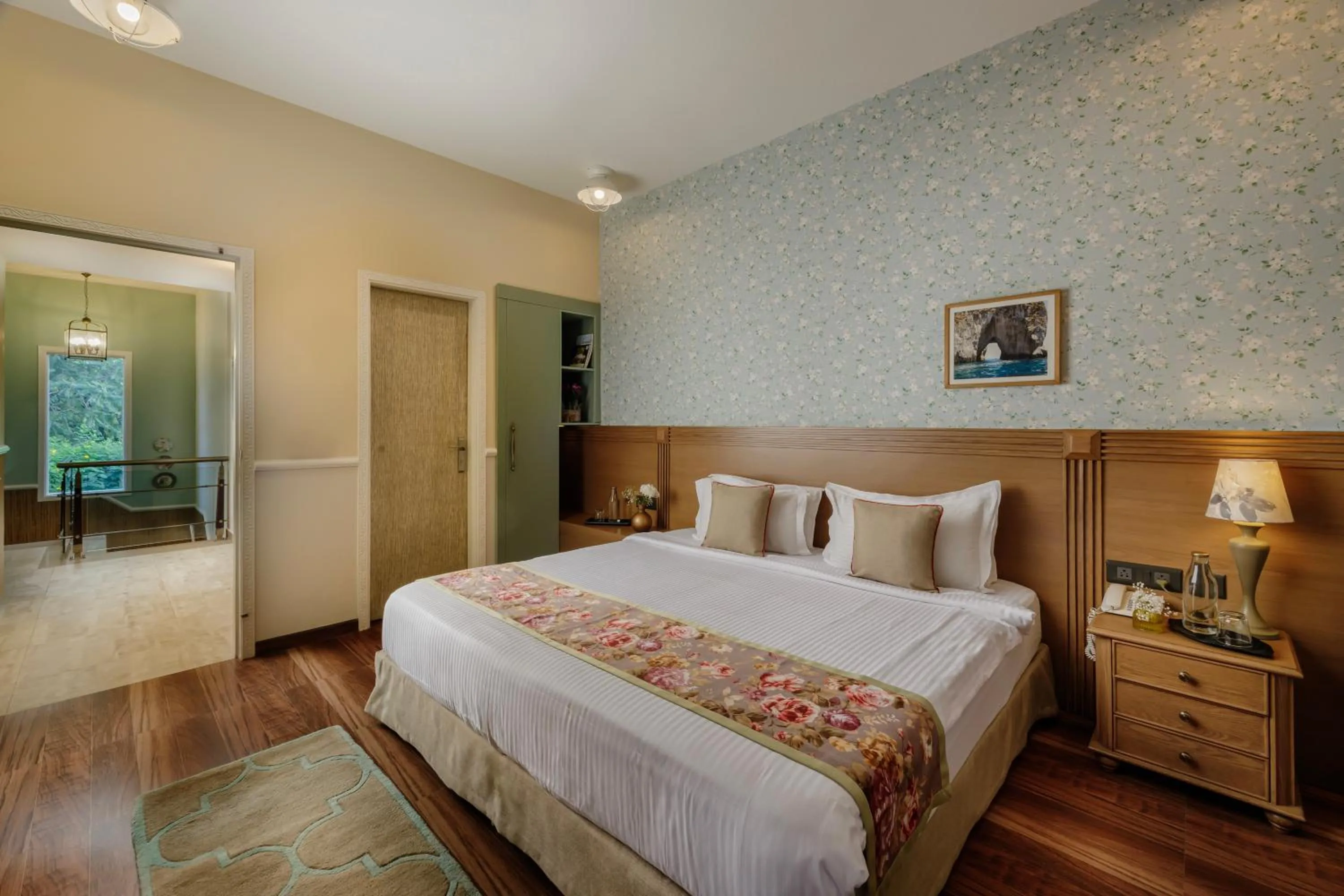 Bed in Karma Chalets