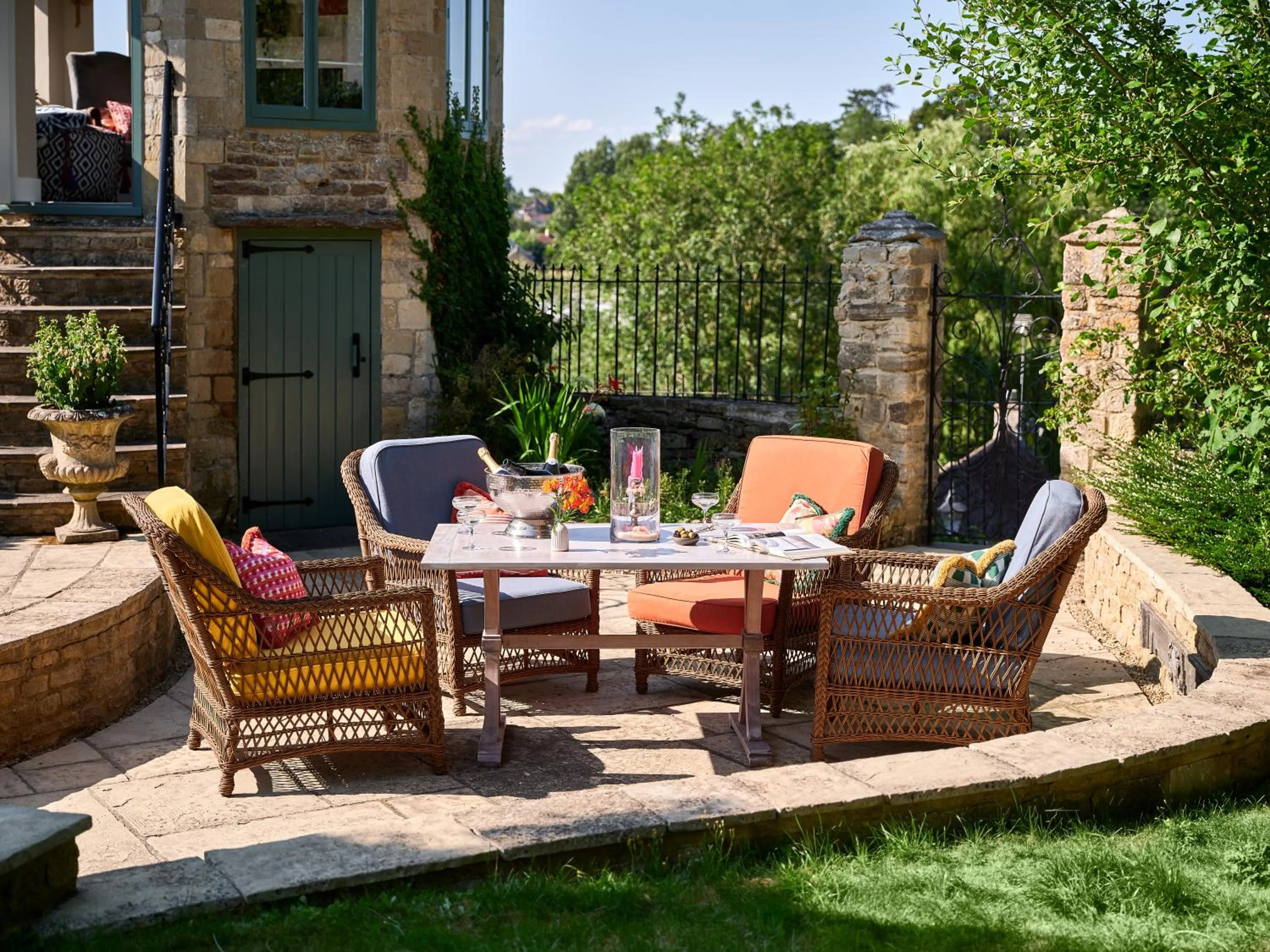 Garden in Old Bell Hotel
