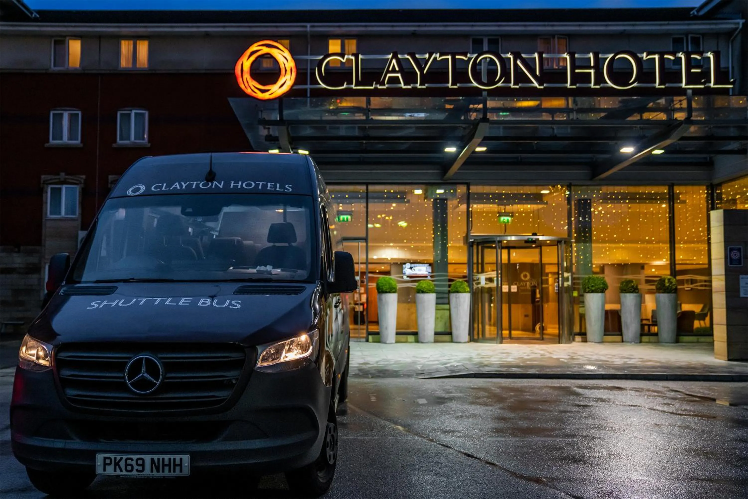 Property building in Clayton Hotel, Manchester Airport