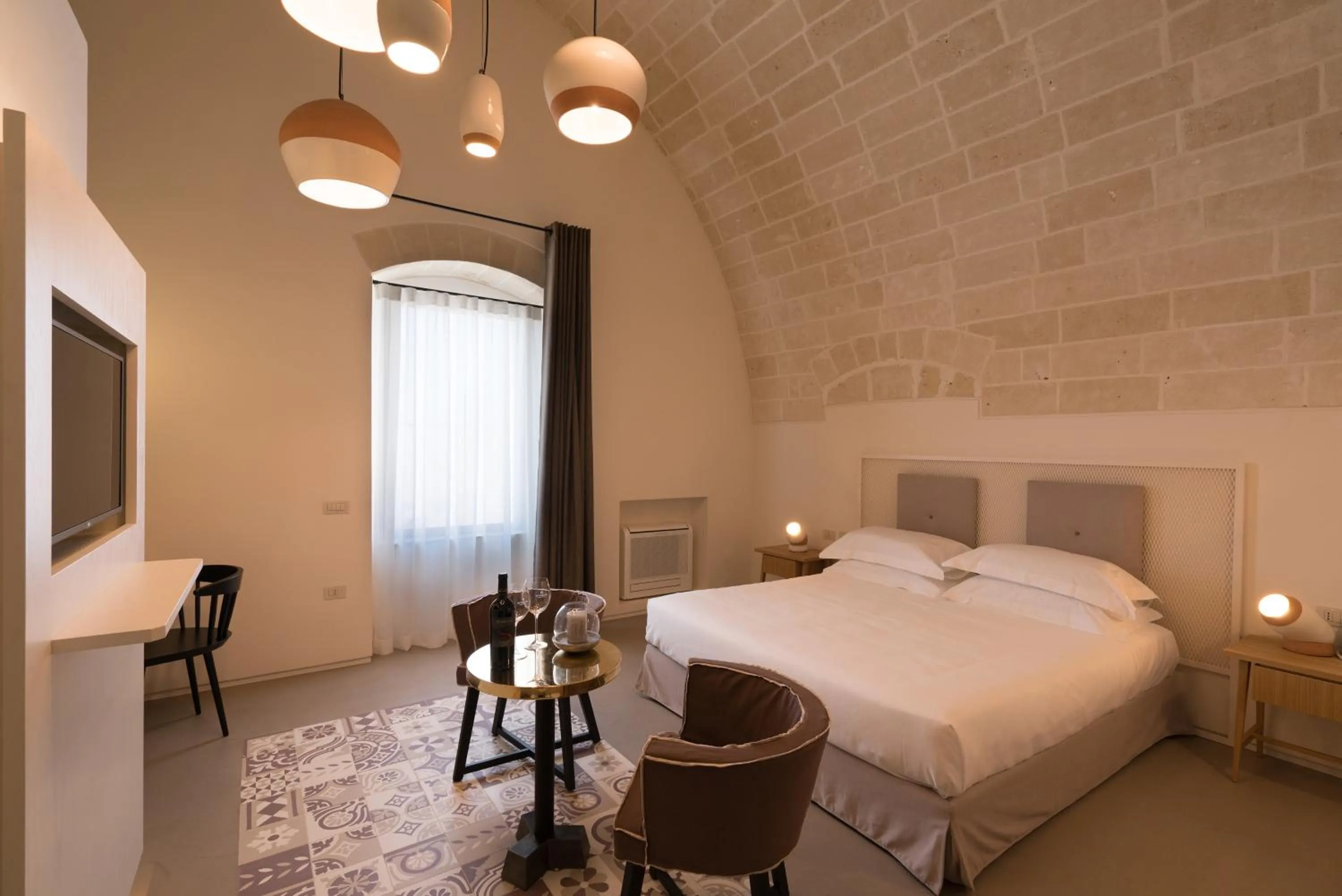 Photo of the whole room, Bed in Masseria Amastuola Wine Resort
