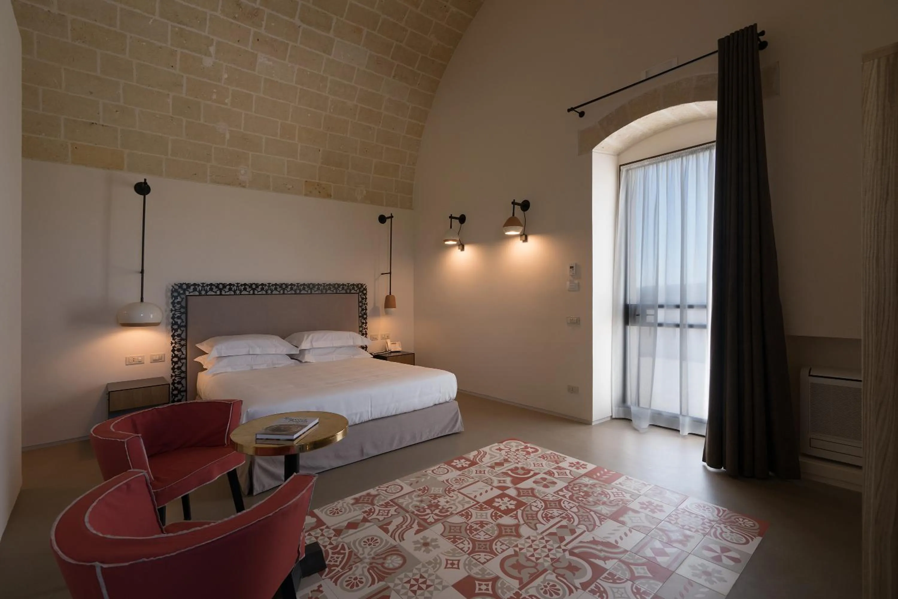 Bed in Masseria Amastuola Wine Resort
