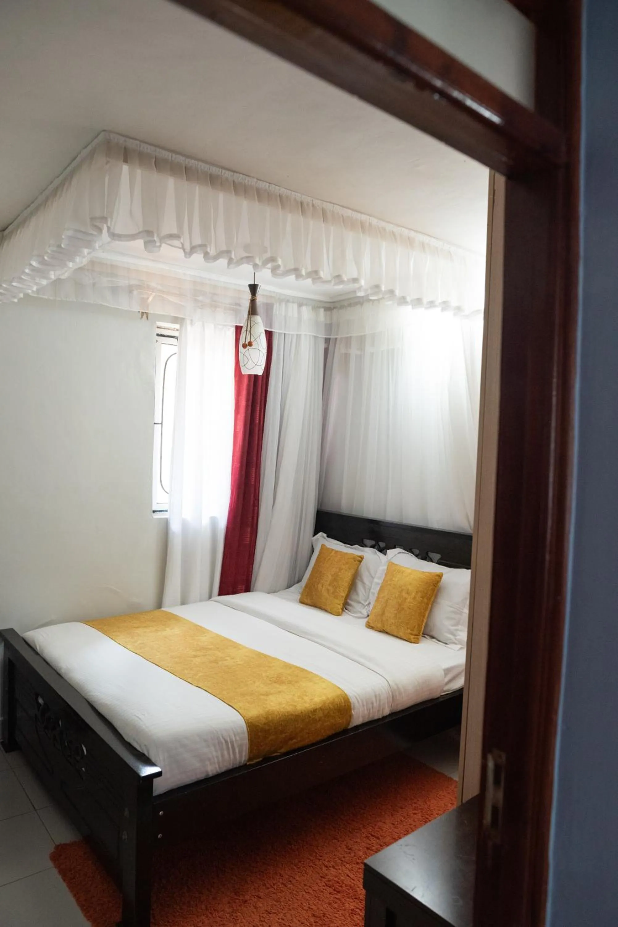 Bed in Javilla Eagles Safari Guest house