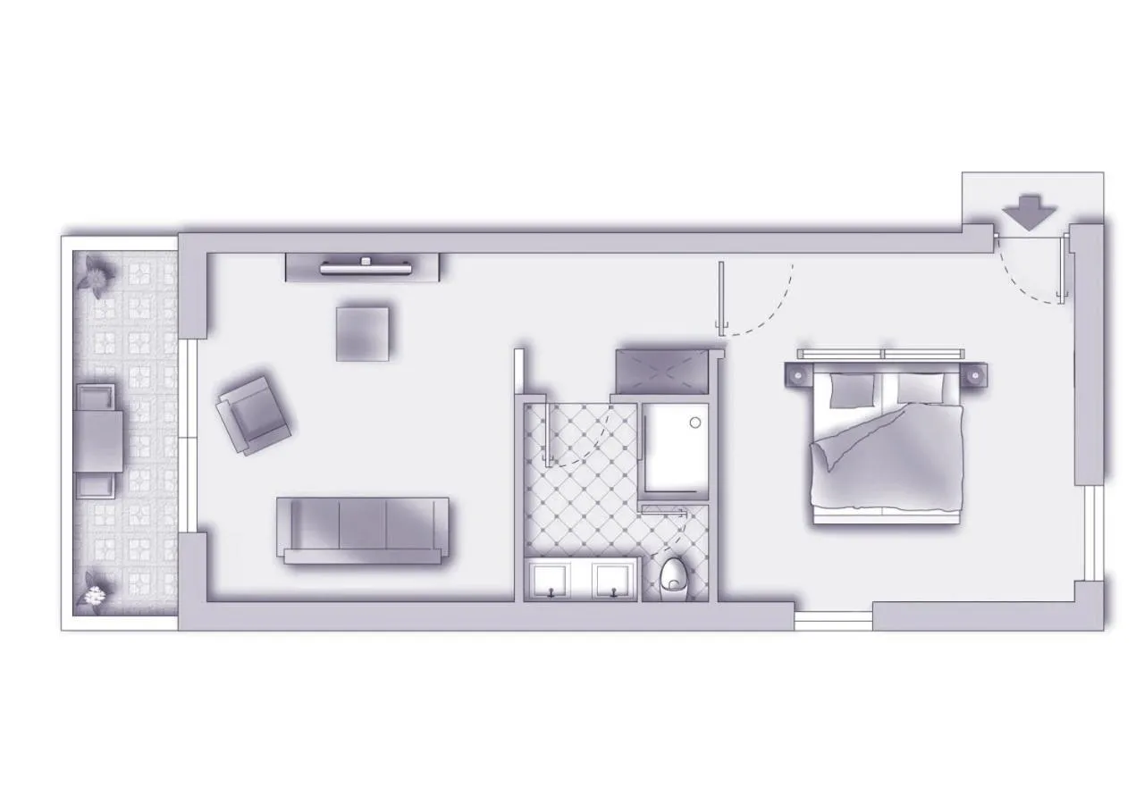 Photo of the whole room in Sonnenresort Ettershaus