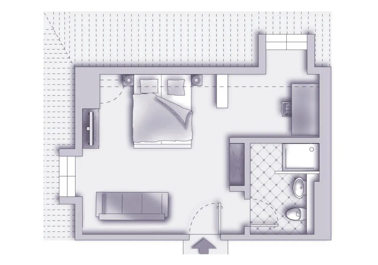 Photo of the whole room in Sonnenresort Ettershaus