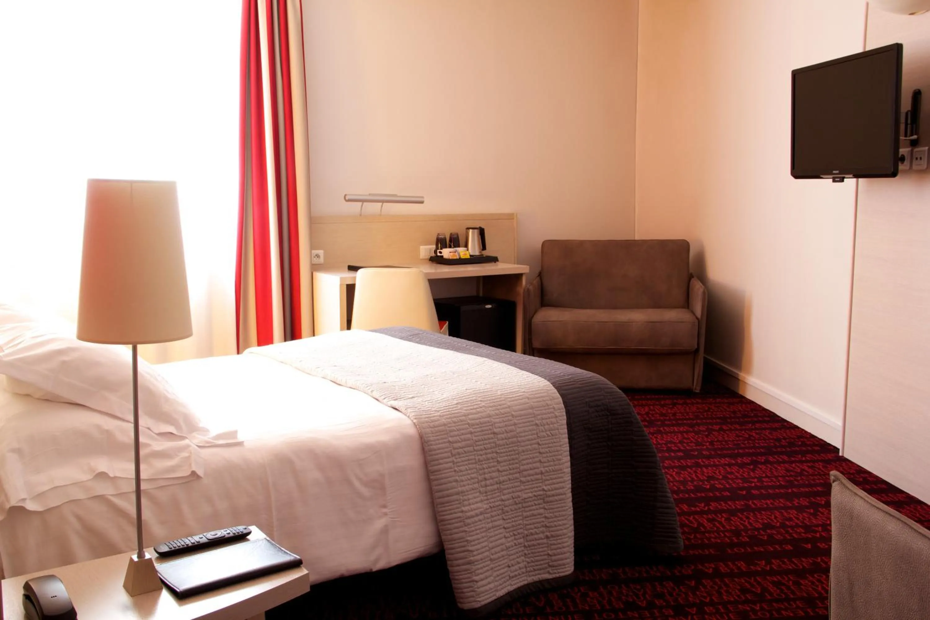 Bedroom, Bed in Hotel Le Richemont