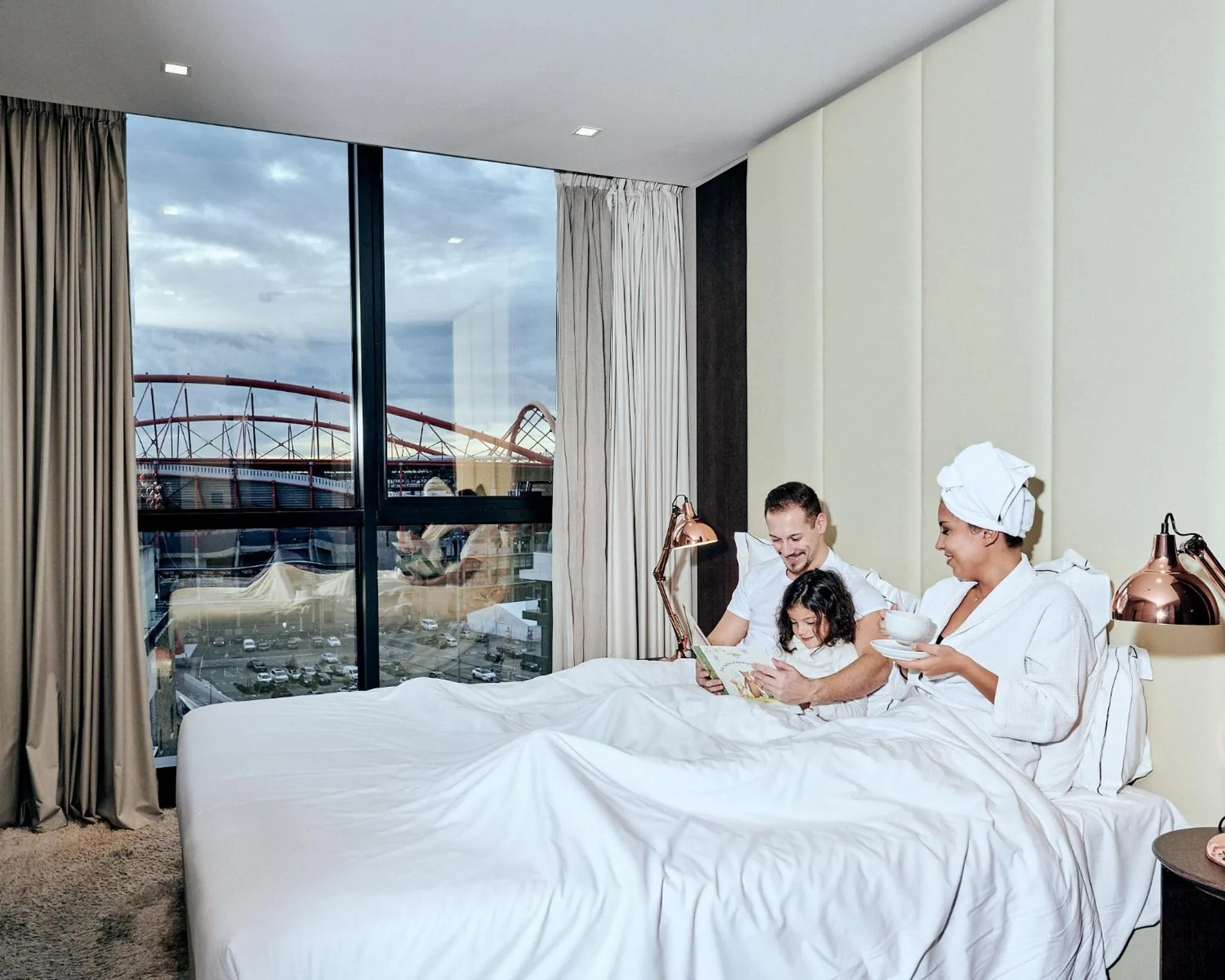 Bed in Upon Lisbon Prime Residences