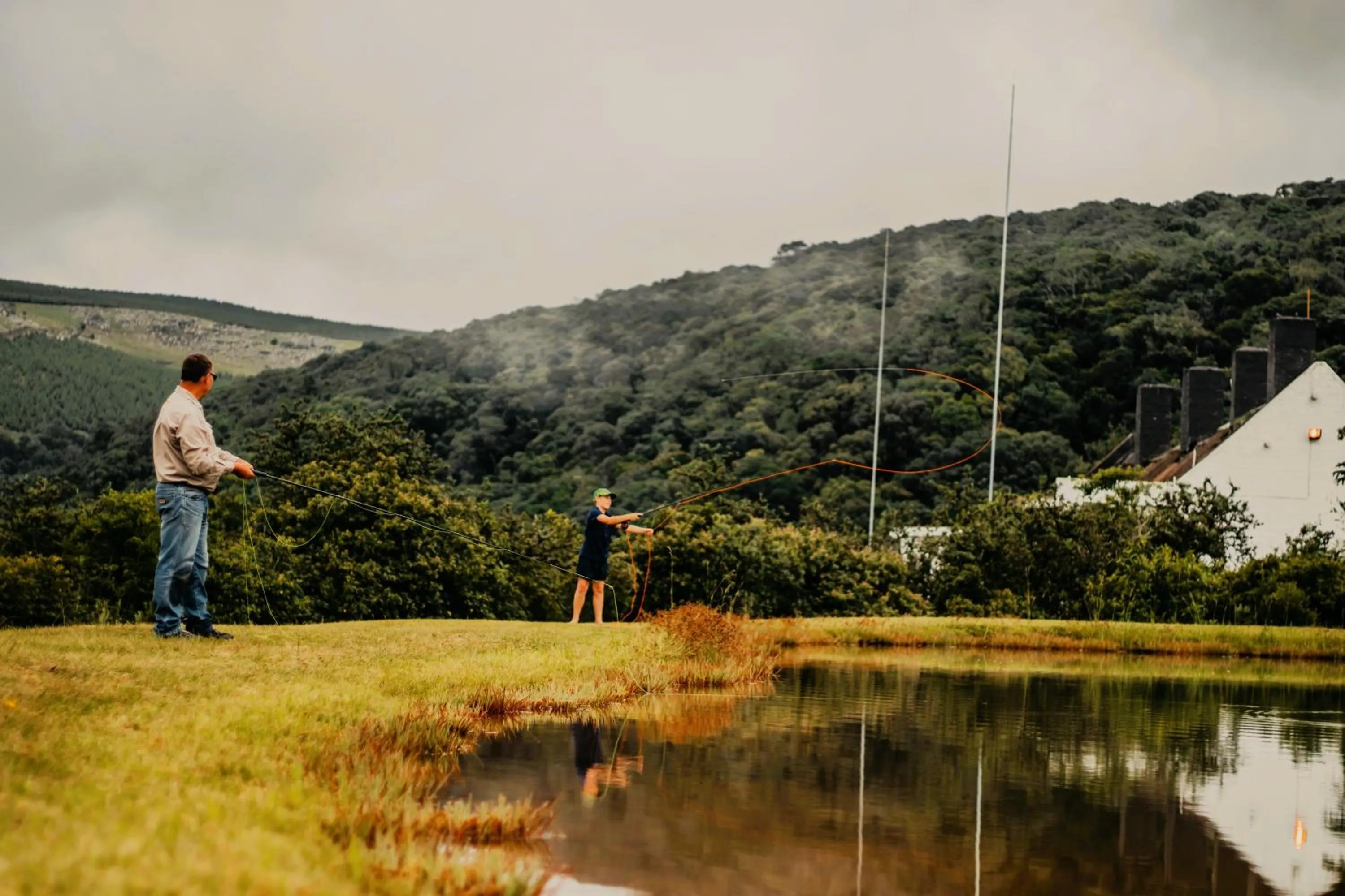 Fishing in Mount Sheba Rainforest Hotel - Mountain Spring Water