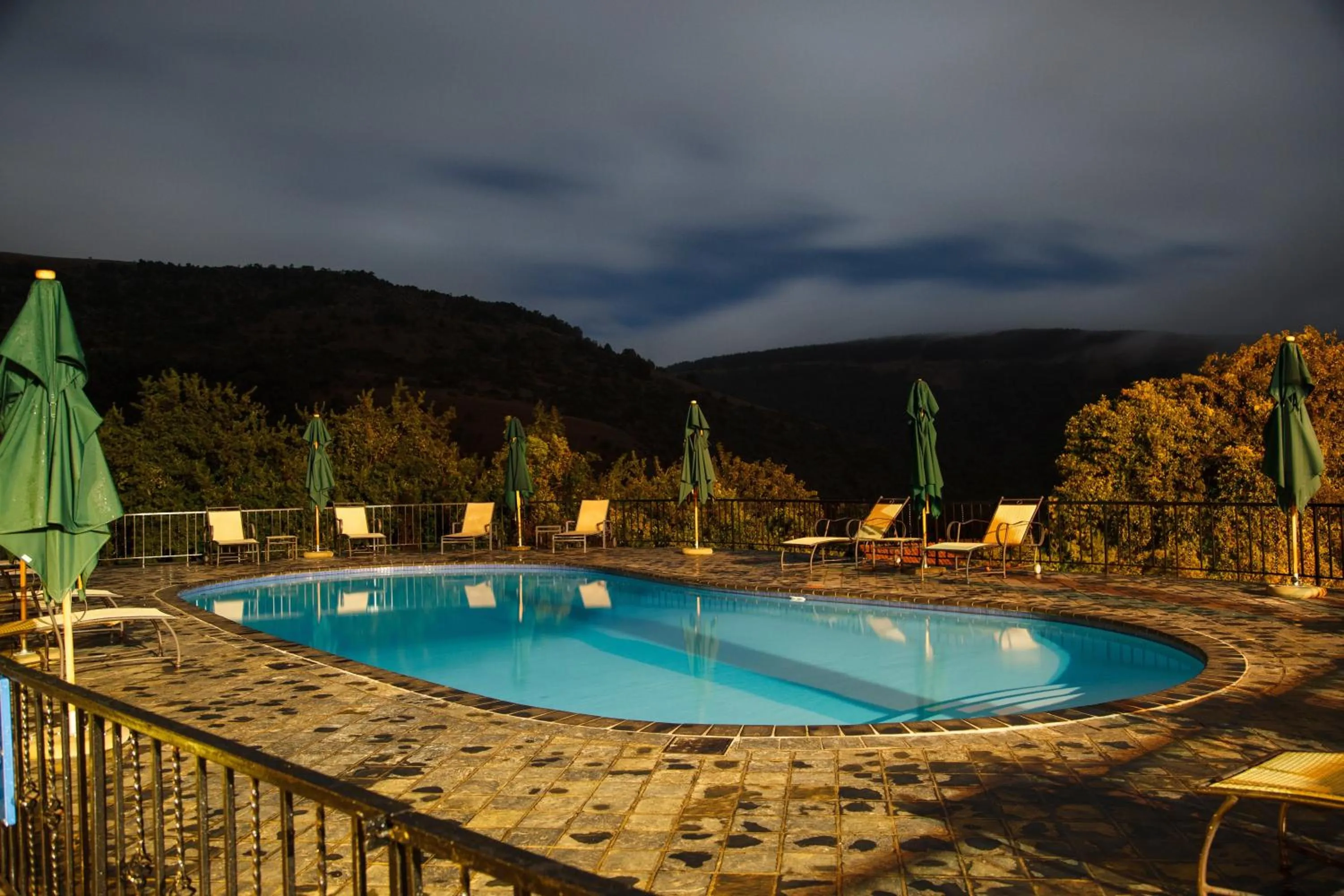 Night in Mount Sheba Rainforest Hotel - Mountain Spring Water