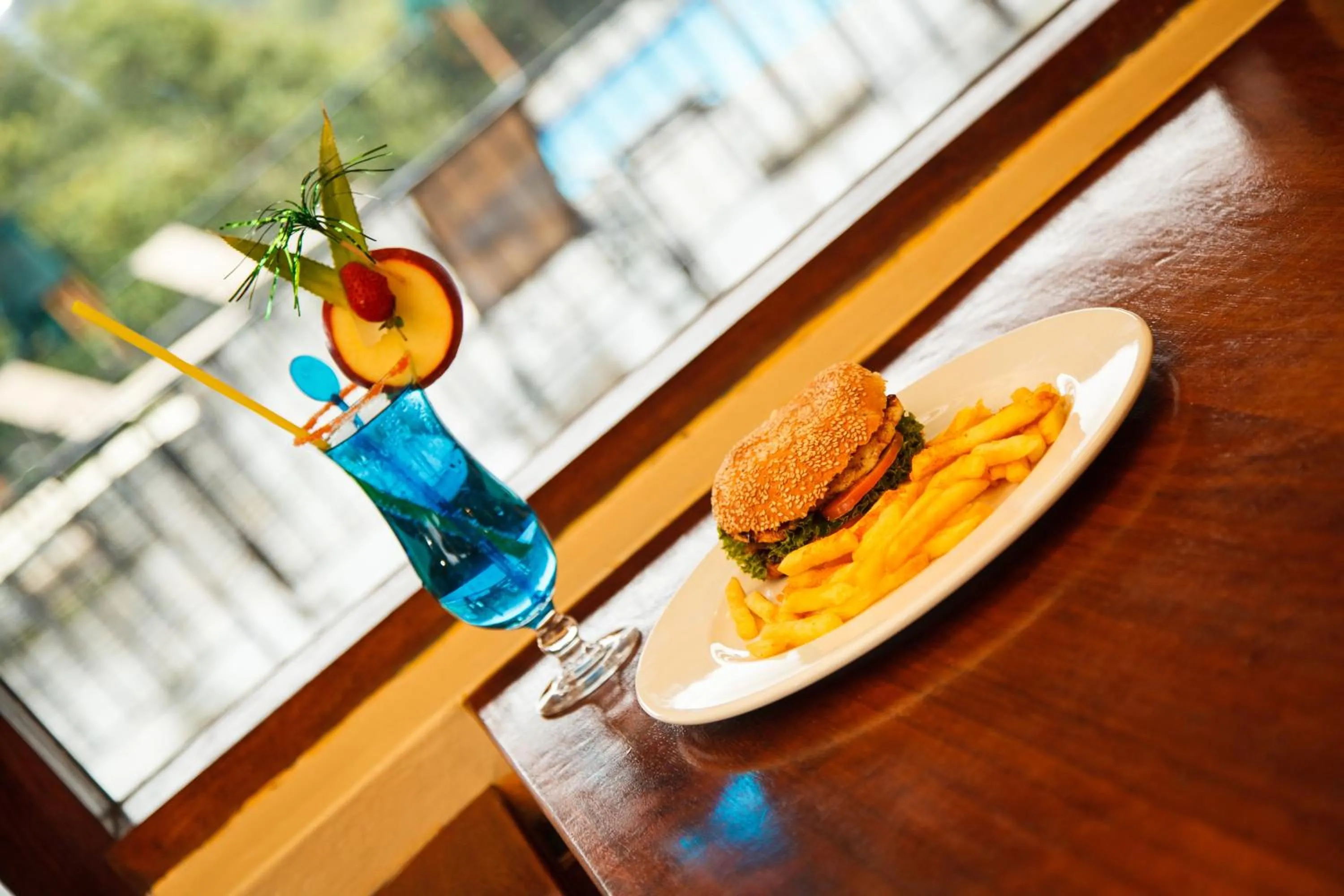 Food close-up in Mount Sheba Rainforest Hotel - Mountain Spring Water