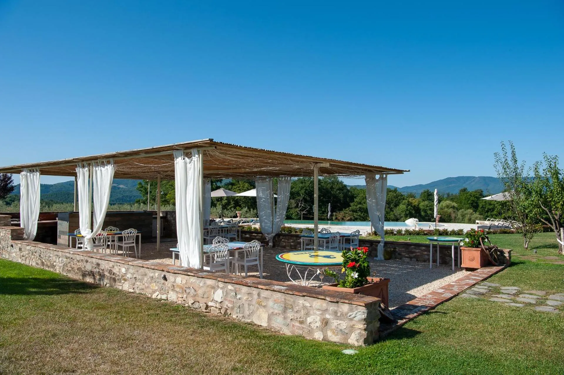 Patio in Tenuta Le Tre Virtù