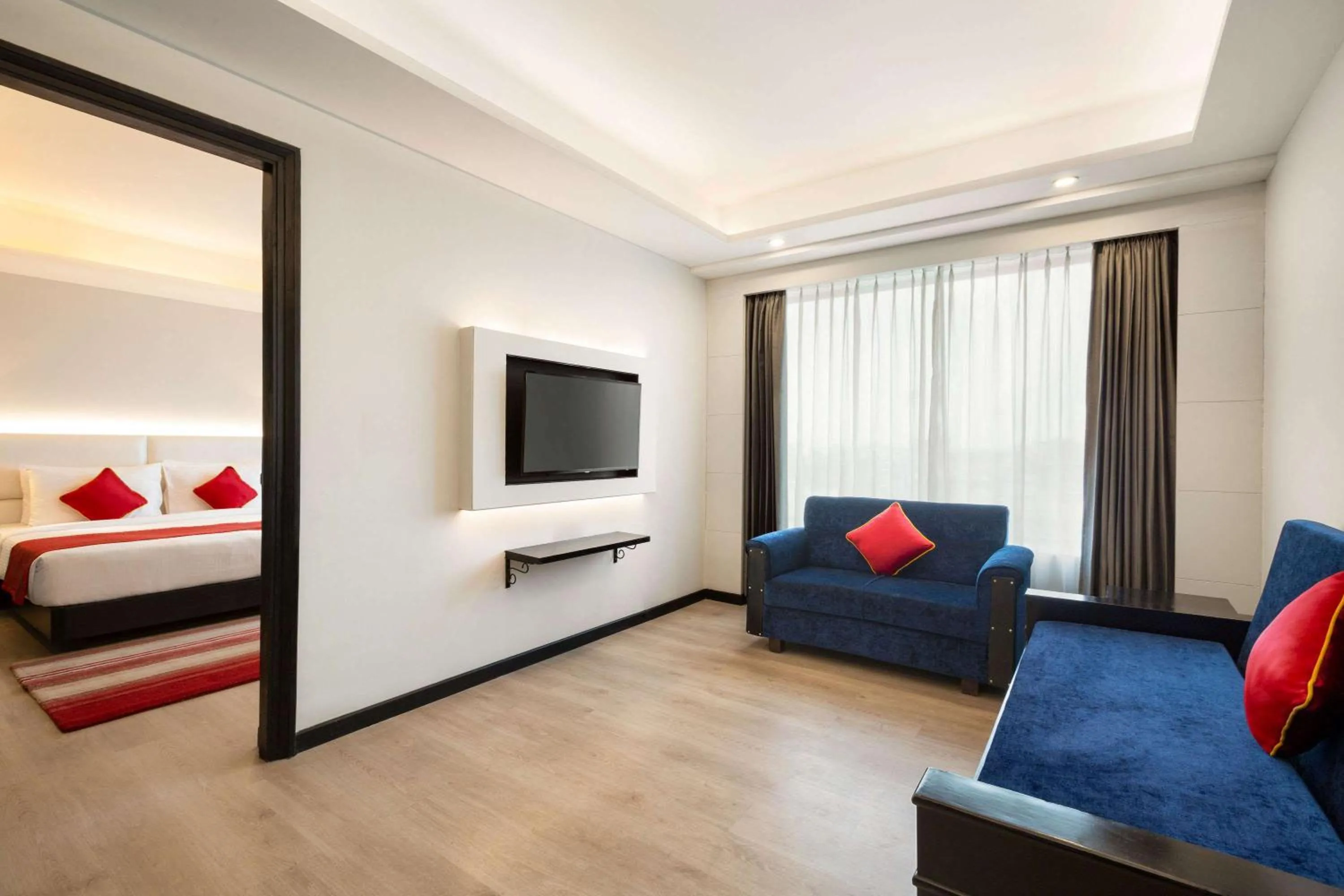 Photo of the whole room, Bed in Ramada Encore Jalandhar