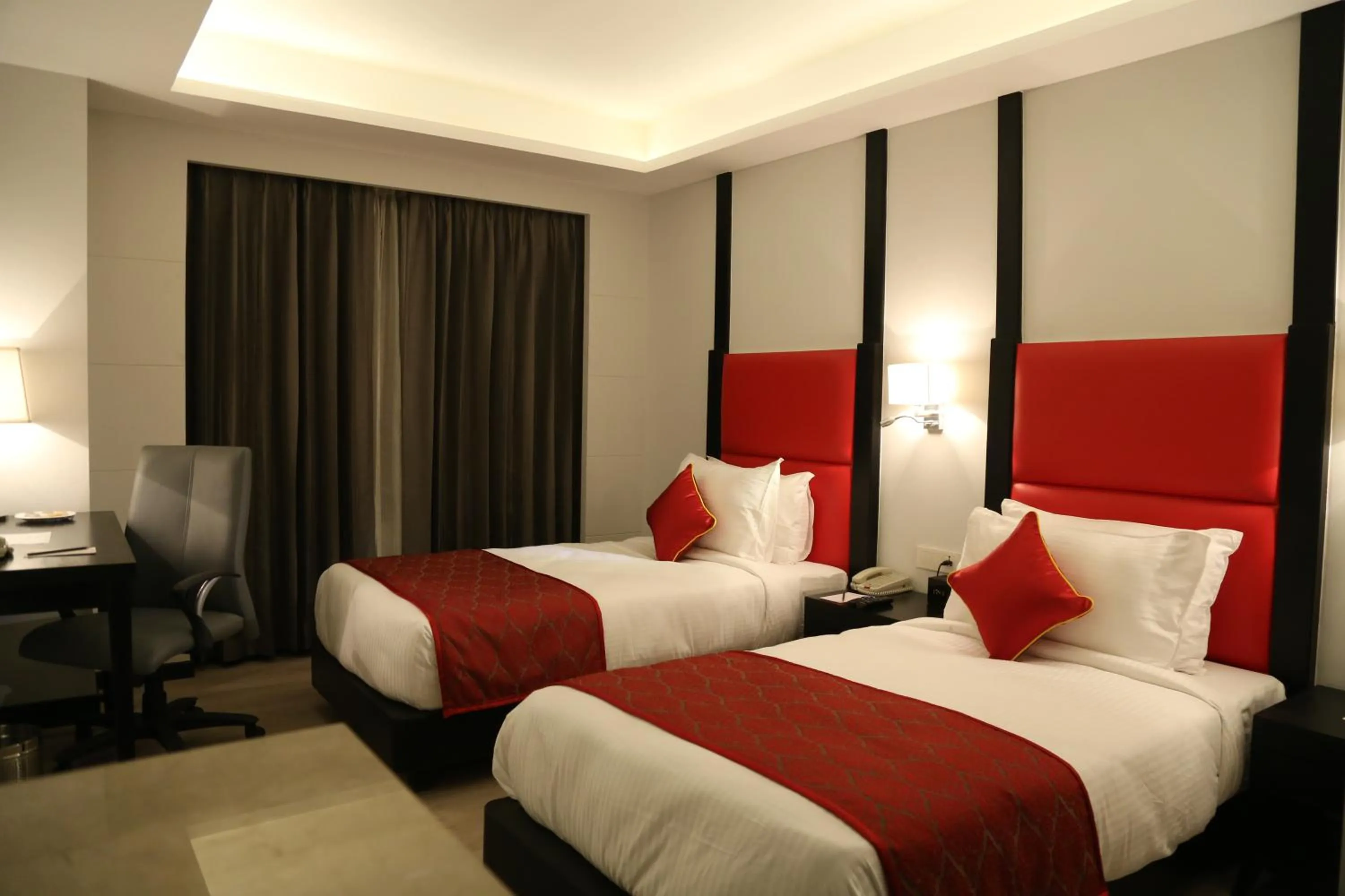 Bed in Ramada Encore Jalandhar