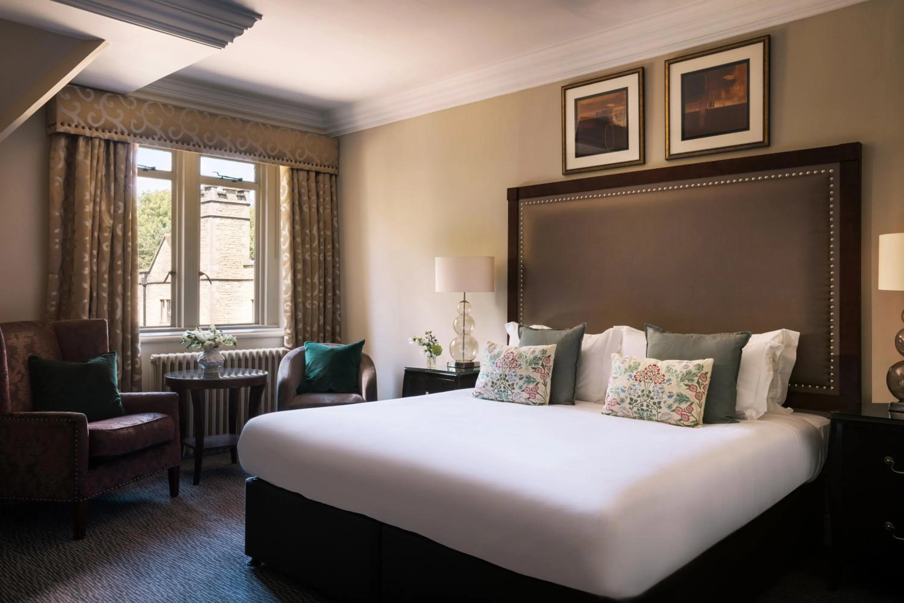 Bedroom, Bed in Nutfield Priory Hotel & Spa