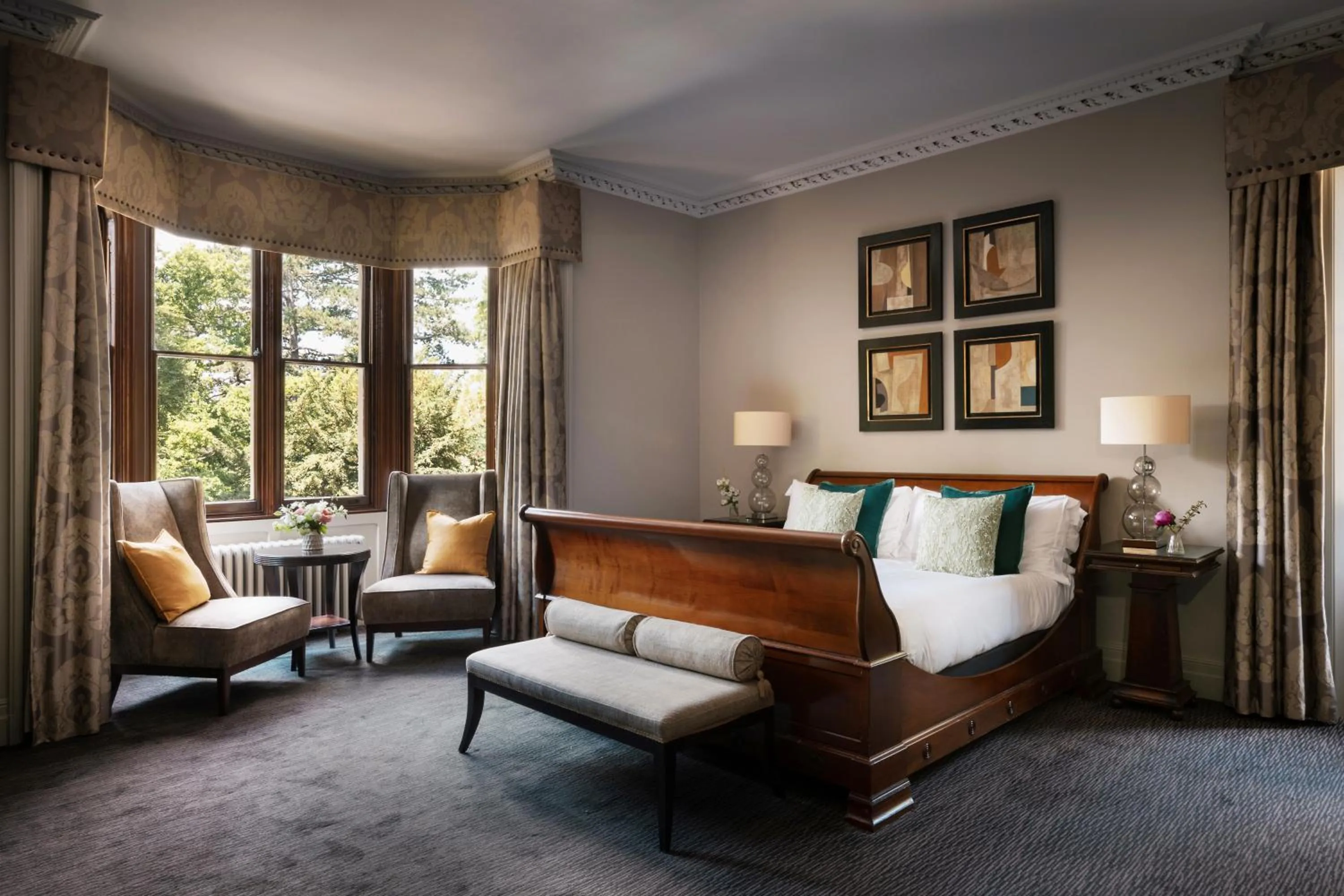 Bedroom in Nutfield Priory Hotel & Spa