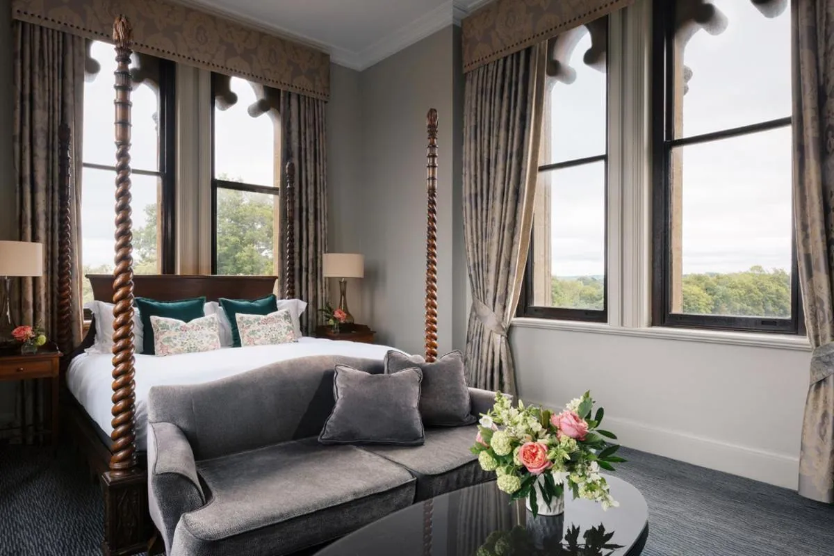 Bedroom, Bed in Nutfield Priory Hotel & Spa