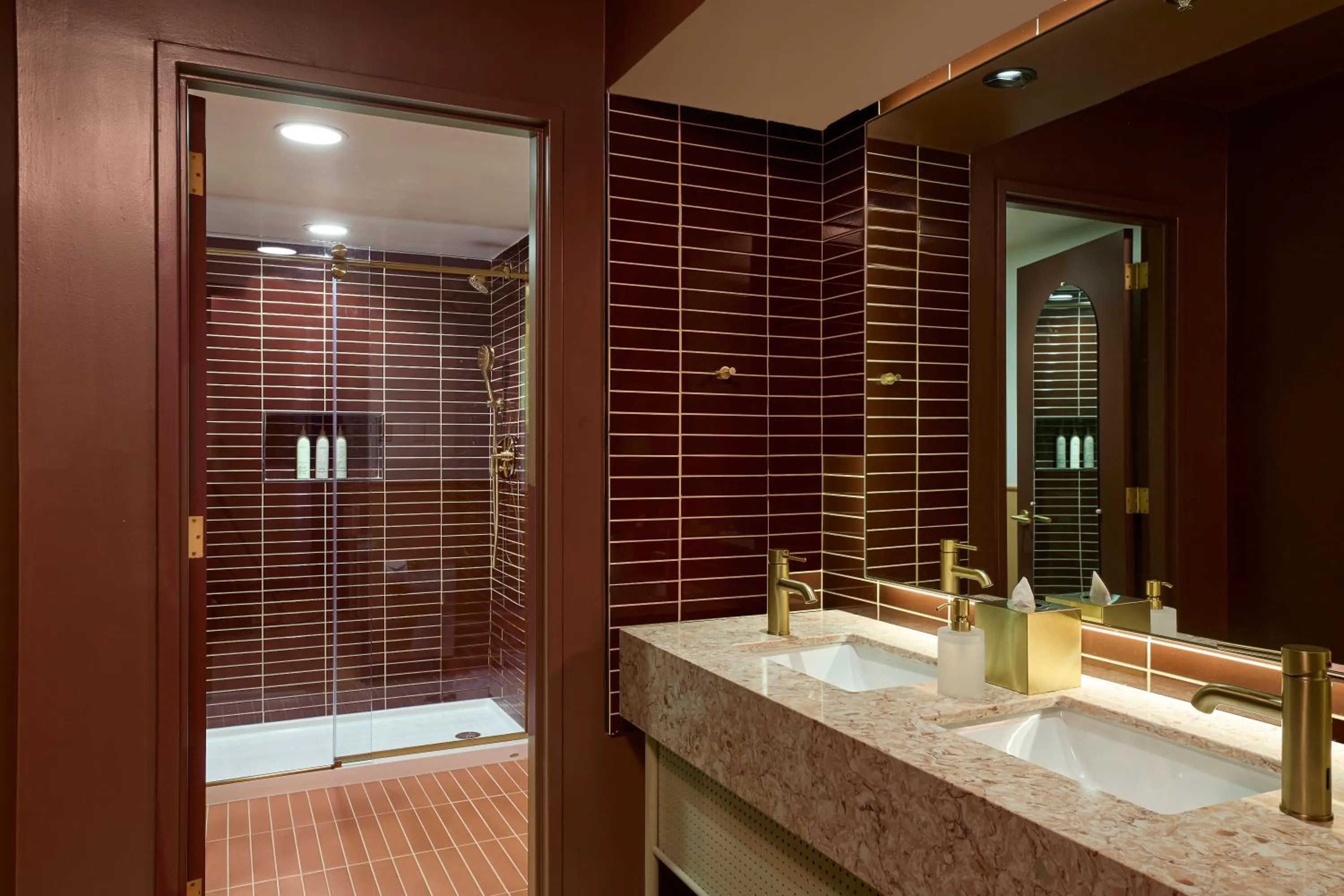 Bathroom in Downright Austin, A Renaissance Hotel