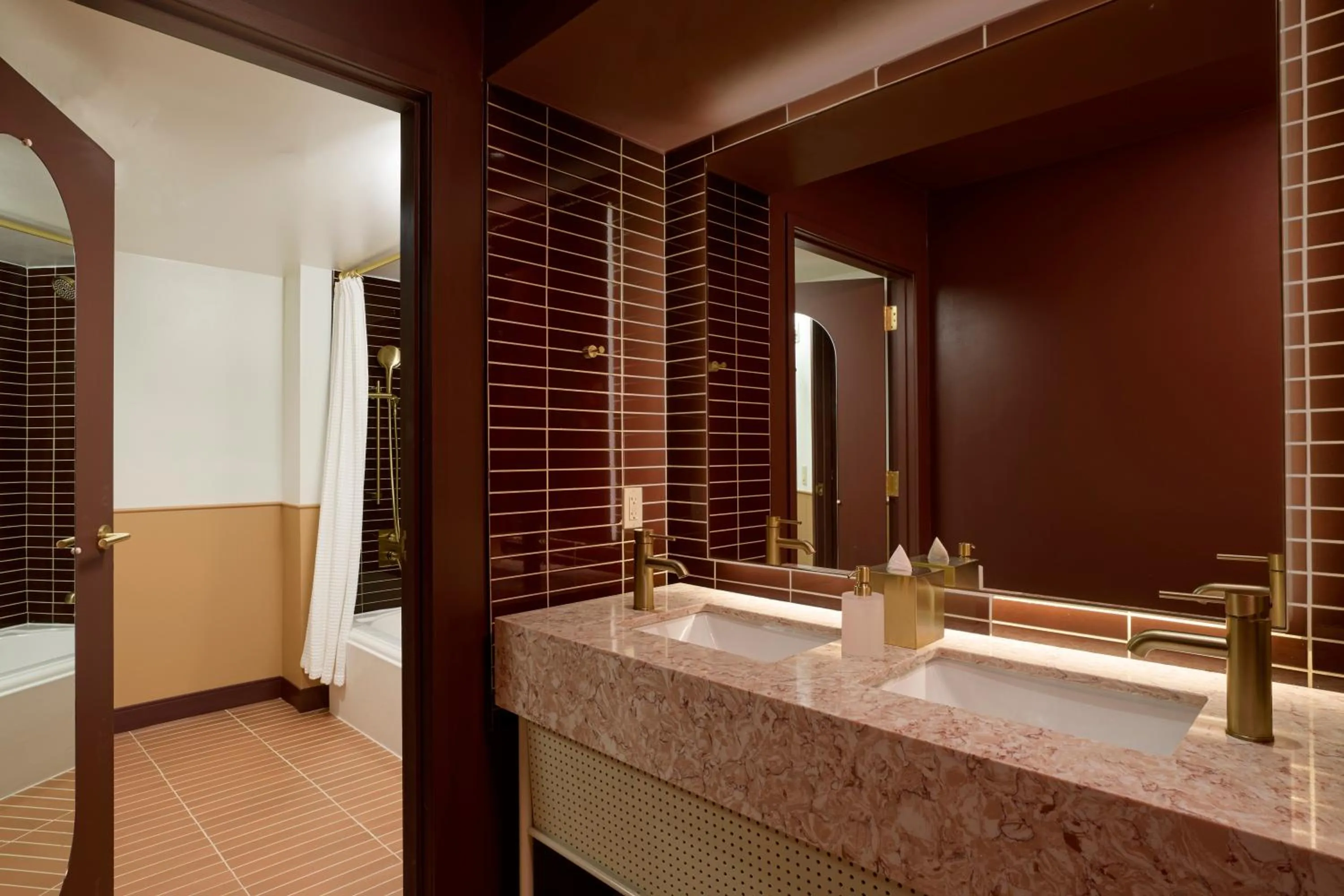 Bathroom in Downright Austin, A Renaissance Hotel