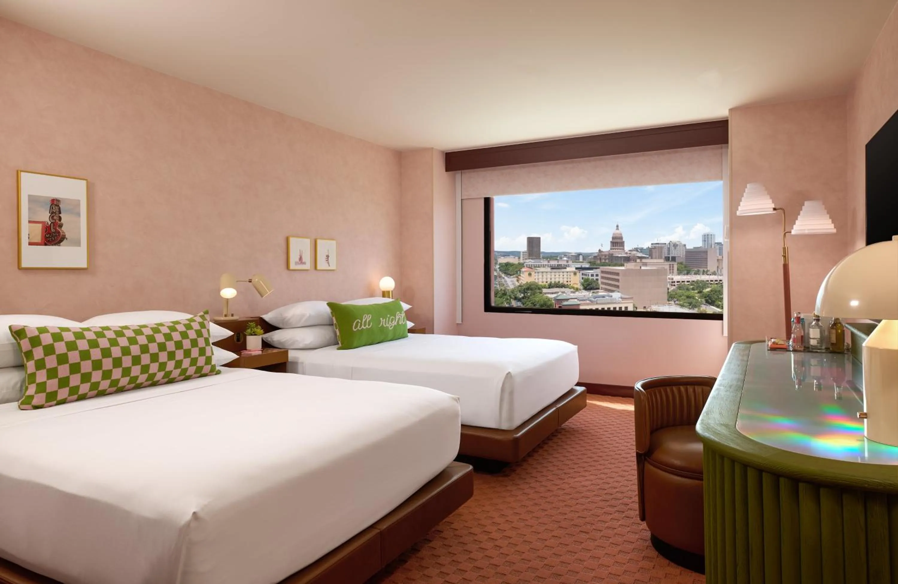 Bedroom, Bed in Downright Austin, A Renaissance Hotel