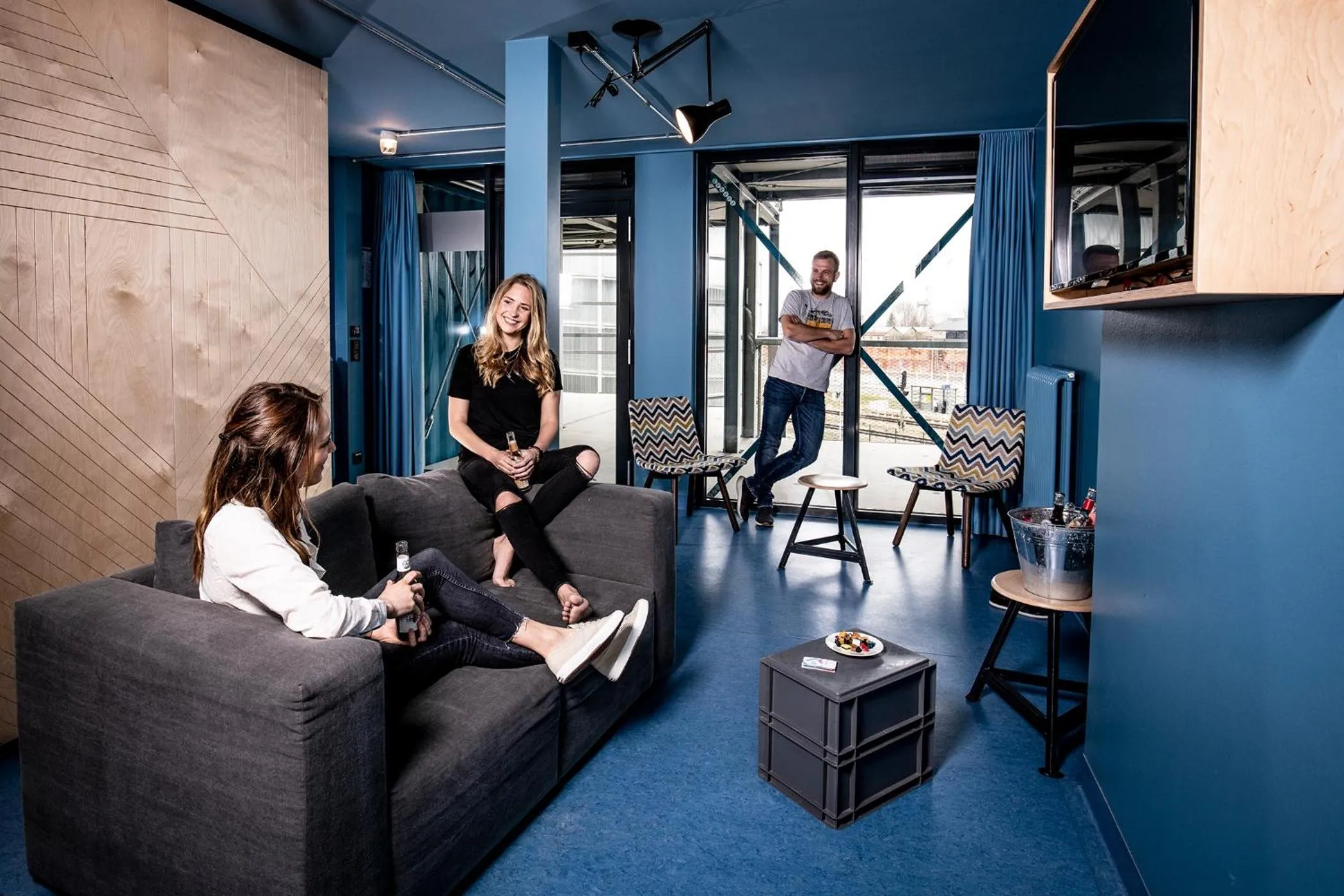 Living room in DOCK INN Hostel Warnemünde