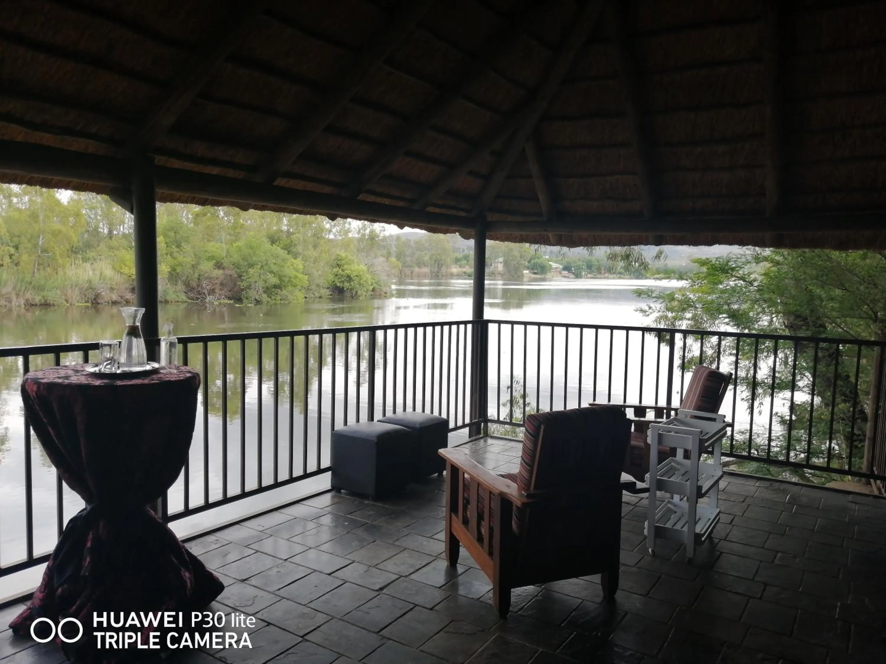 Patio in Willow Banks Lodge