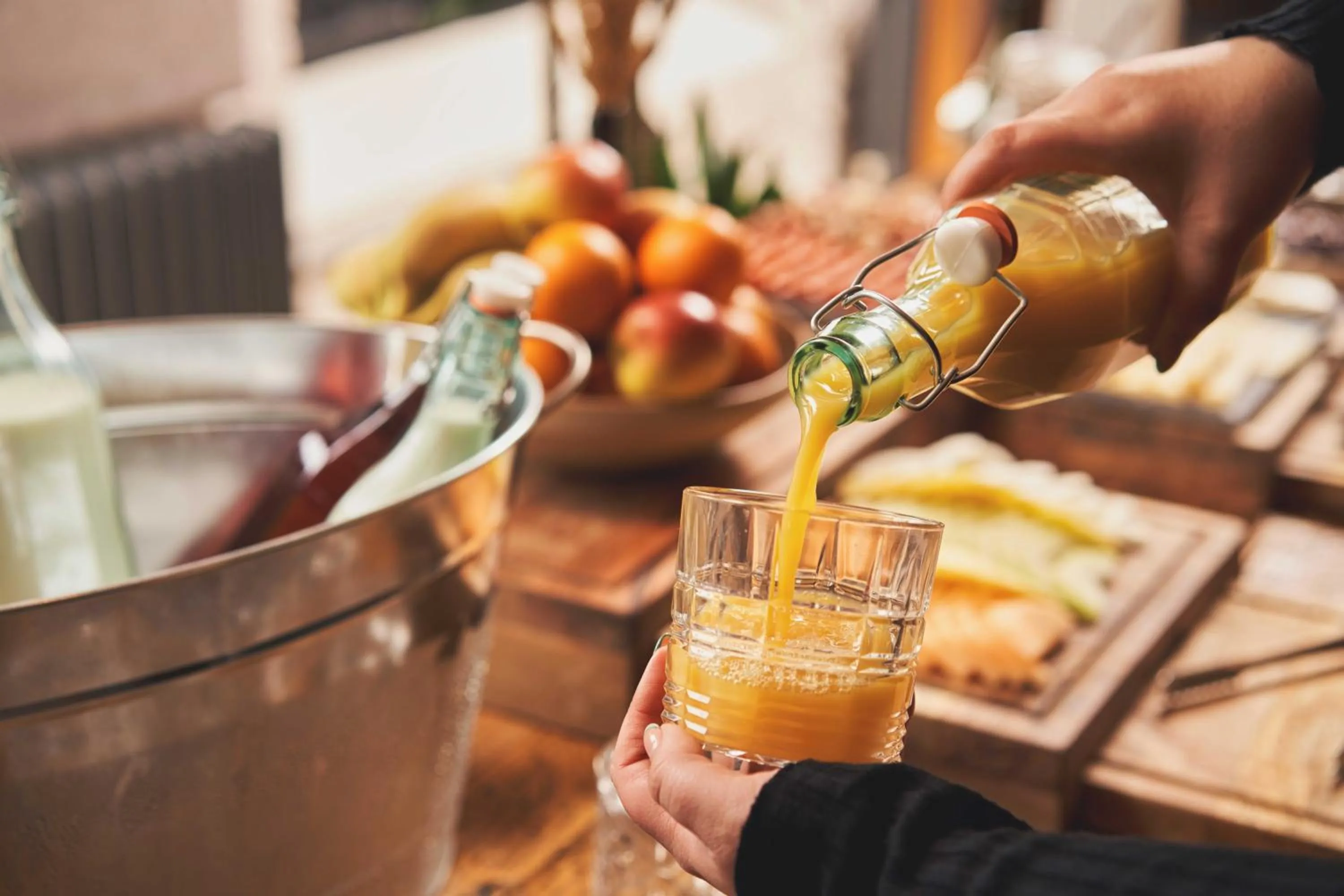 Buffet breakfast in Mill on the Exe