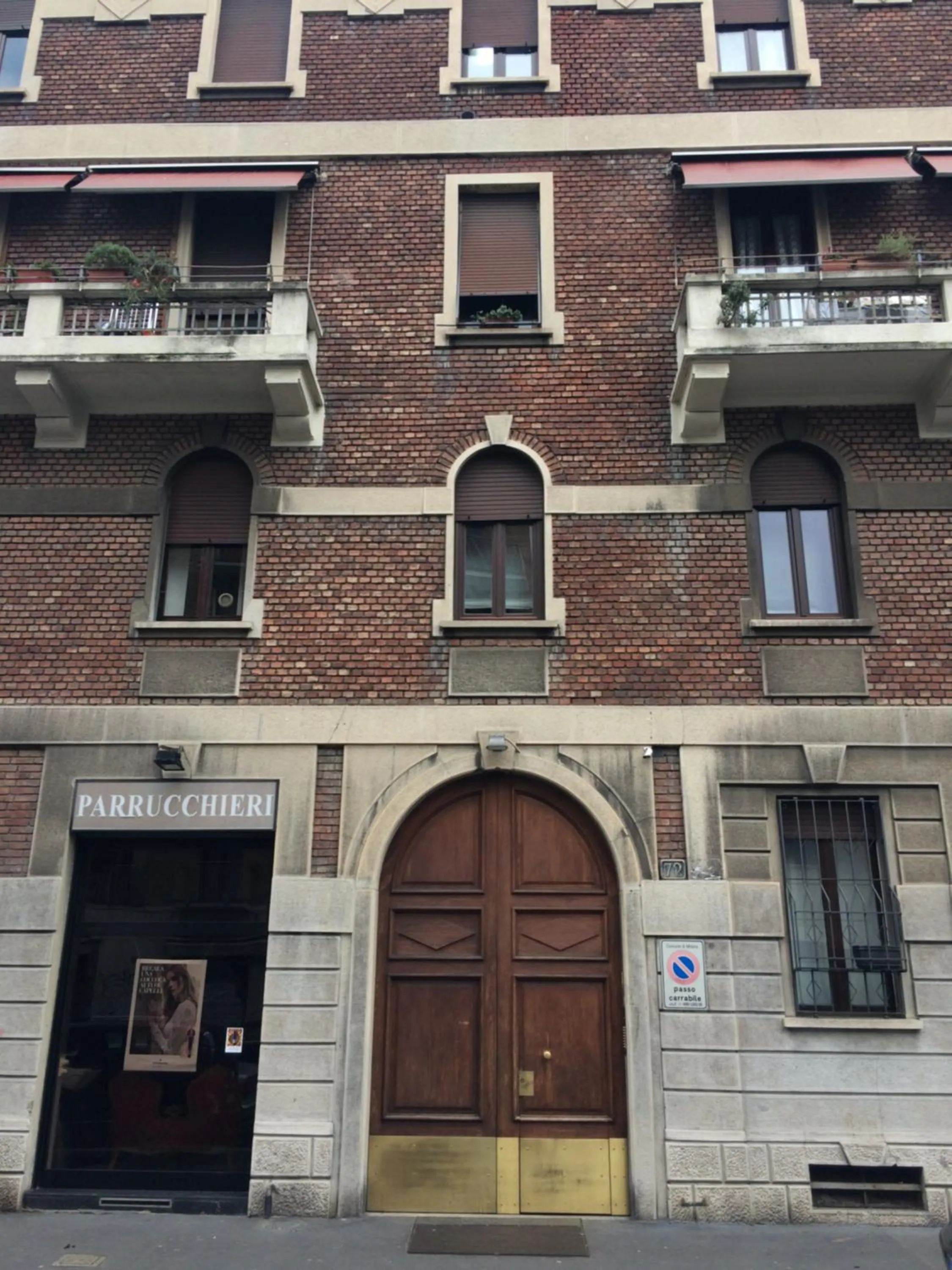 Facade/entrance in Tiaré Home Milano