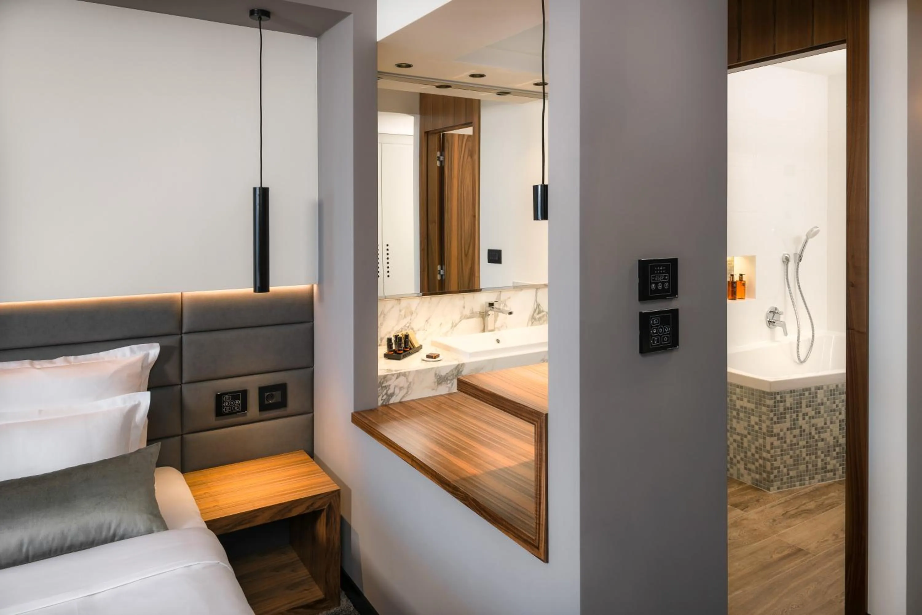 Bathroom, Bed in Boutique Hotel Ani - Adults Only