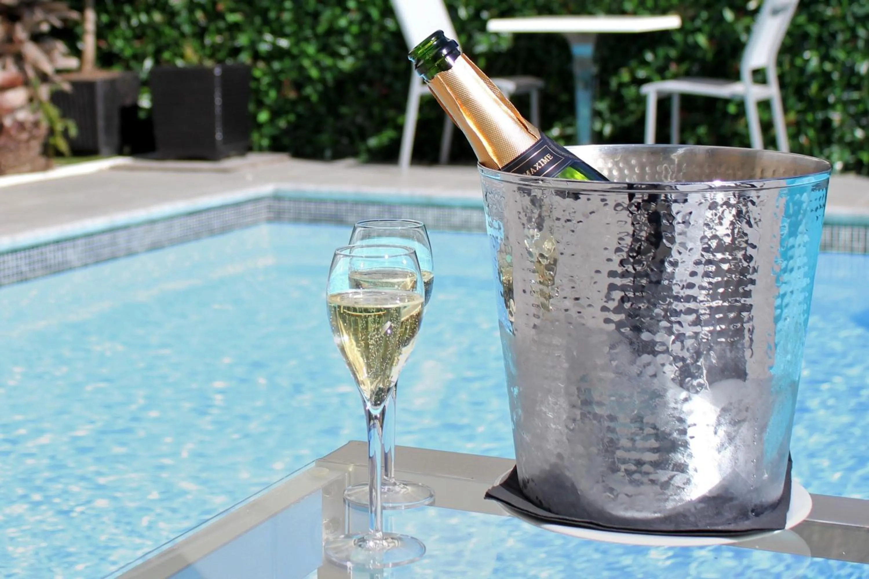 Garden in Hôtel Victoria