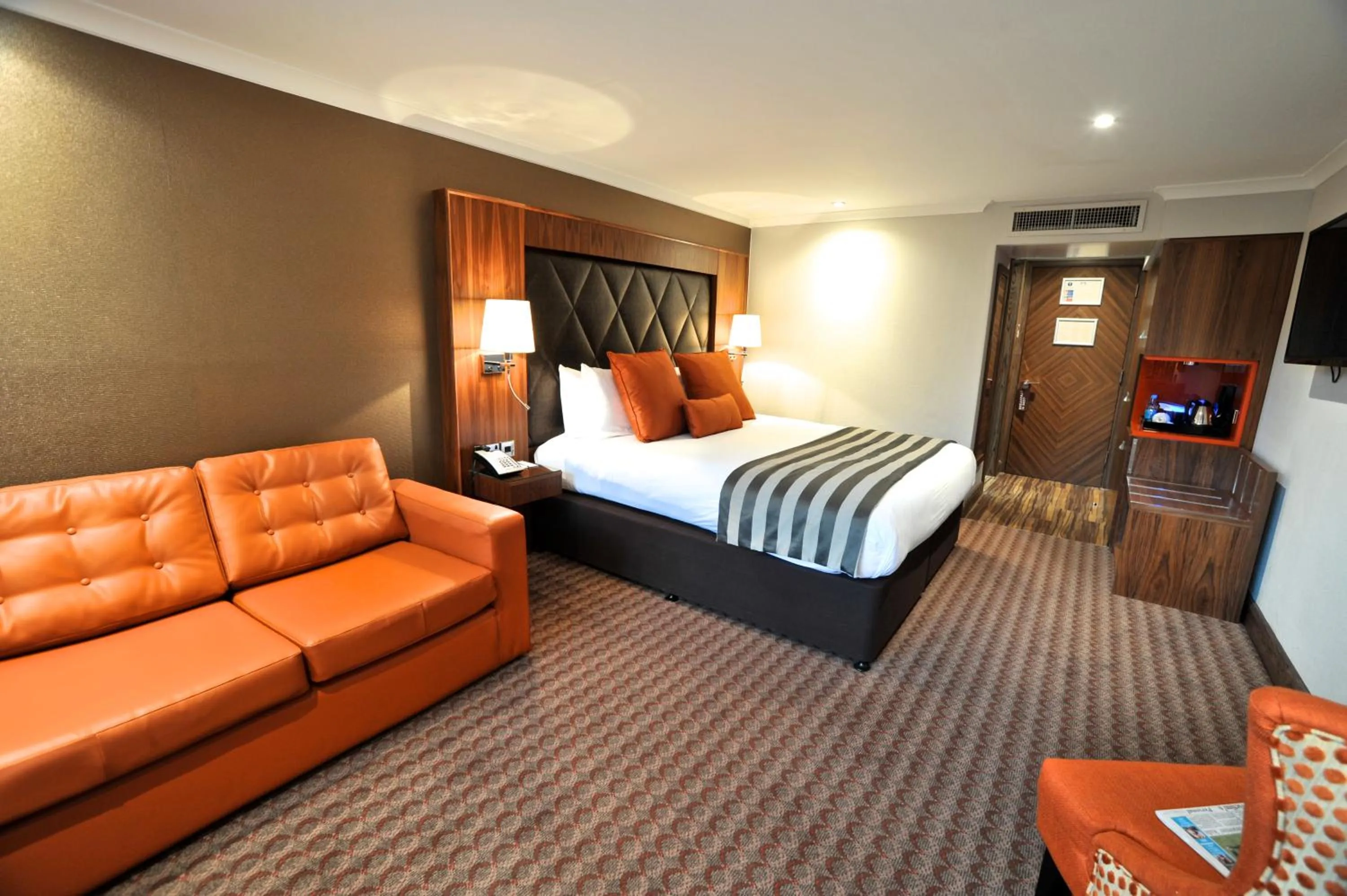 Bedroom, Bed in Frensham Pond Country House Hotel & Spa