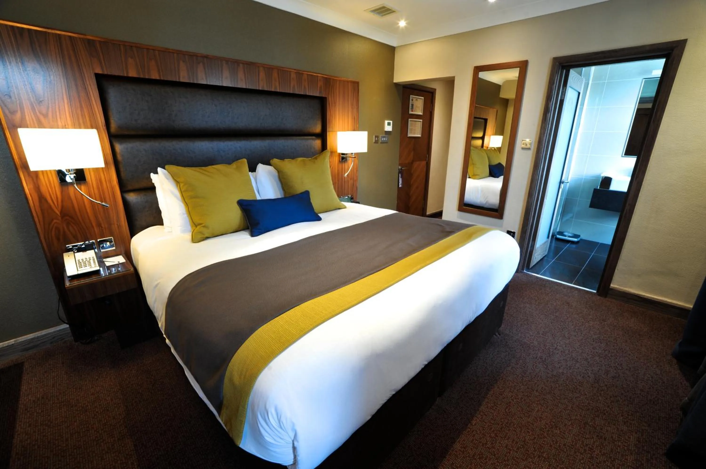 Bedroom, Bed in Frensham Pond Country House Hotel & Spa