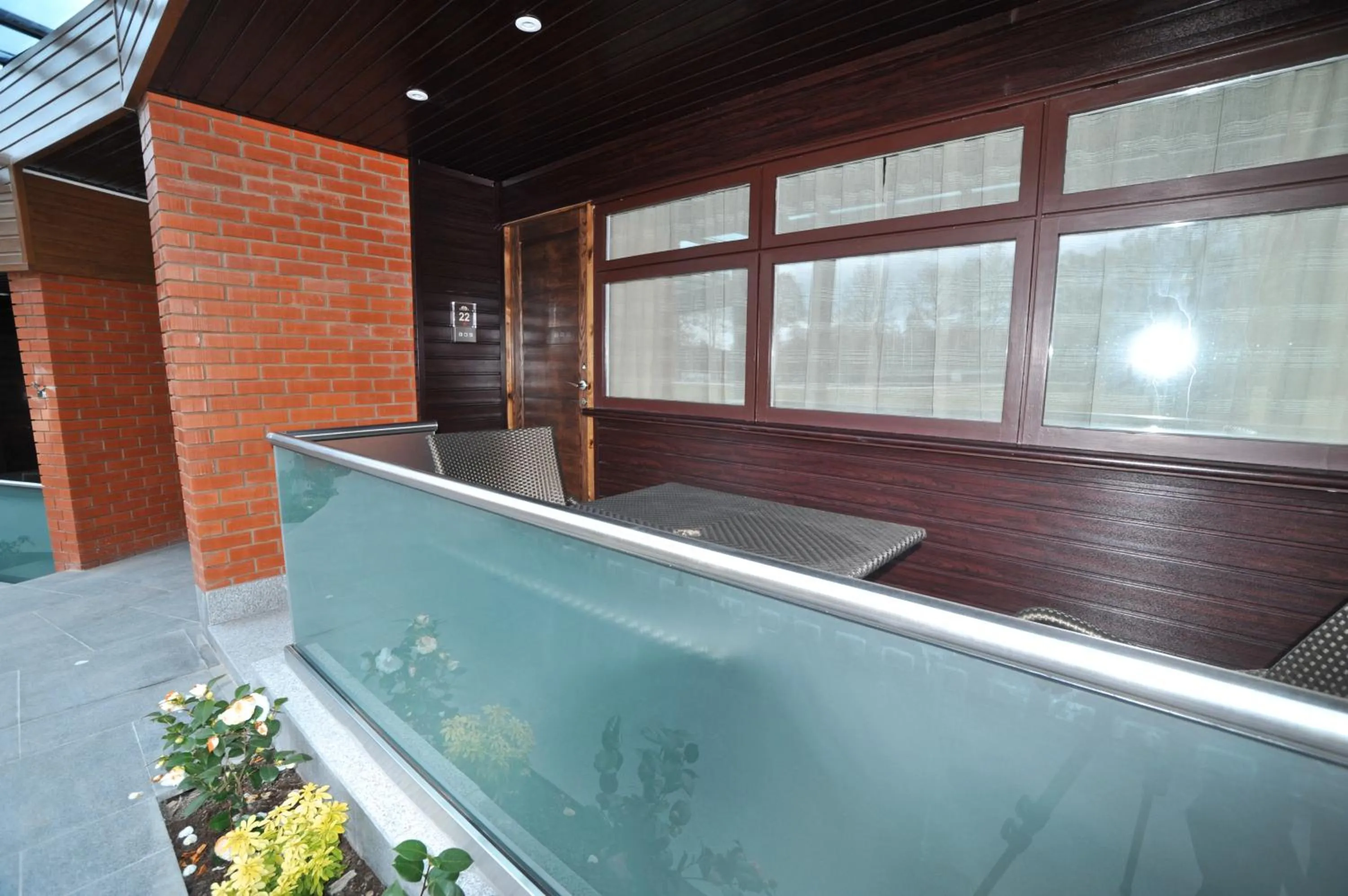 Patio in Frensham Pond Country House Hotel & Spa