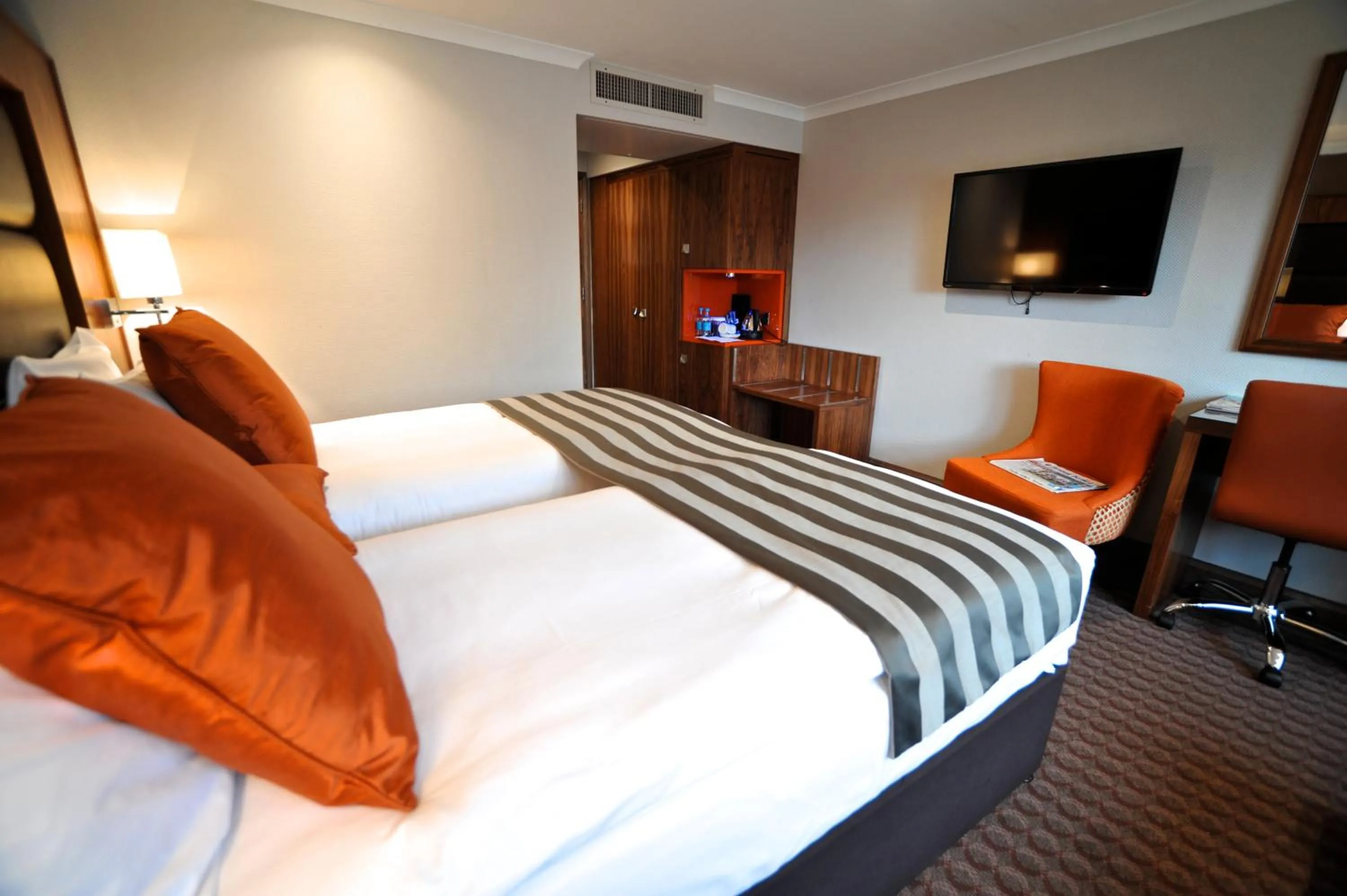 Bedroom, Bed in Frensham Pond Country House Hotel & Spa