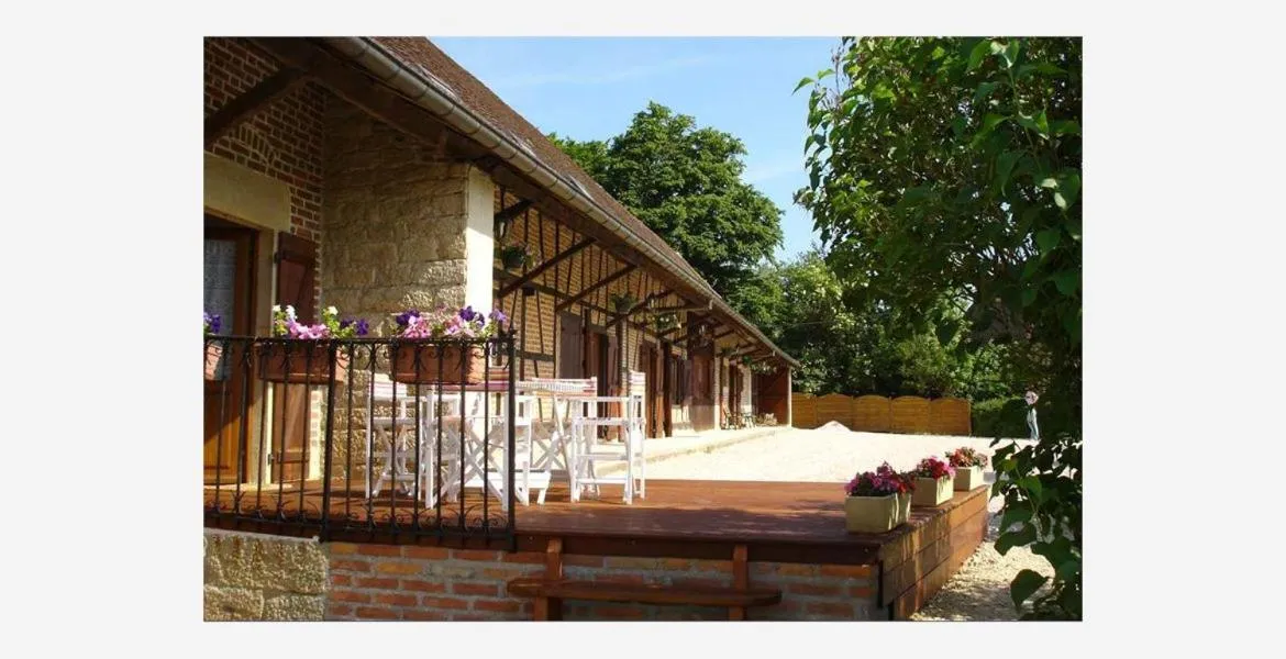 Balcony/Terrace in La ferme d'aristide