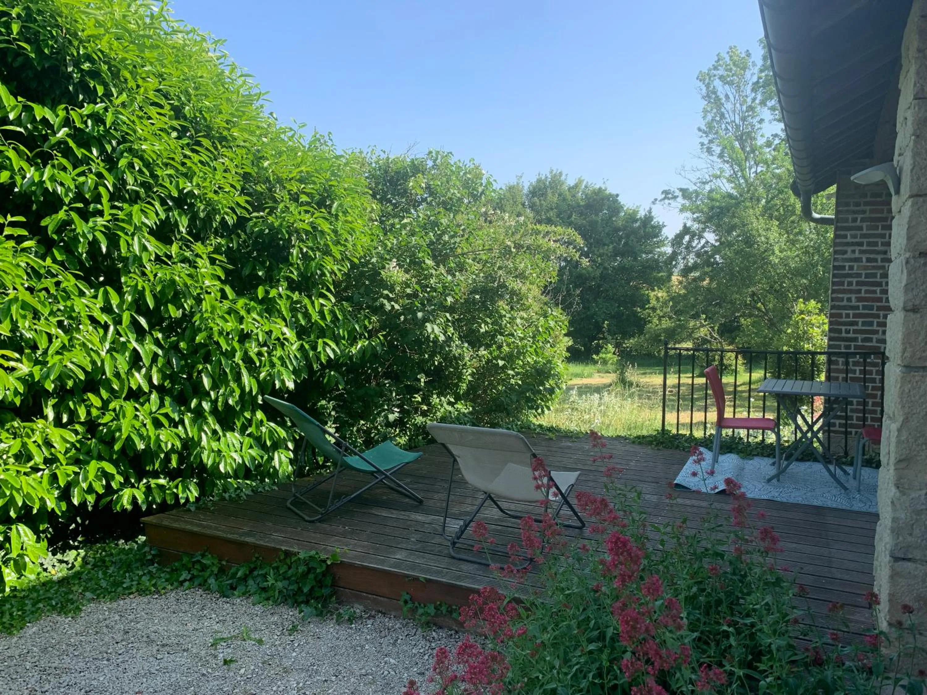 Patio in La ferme d'aristide