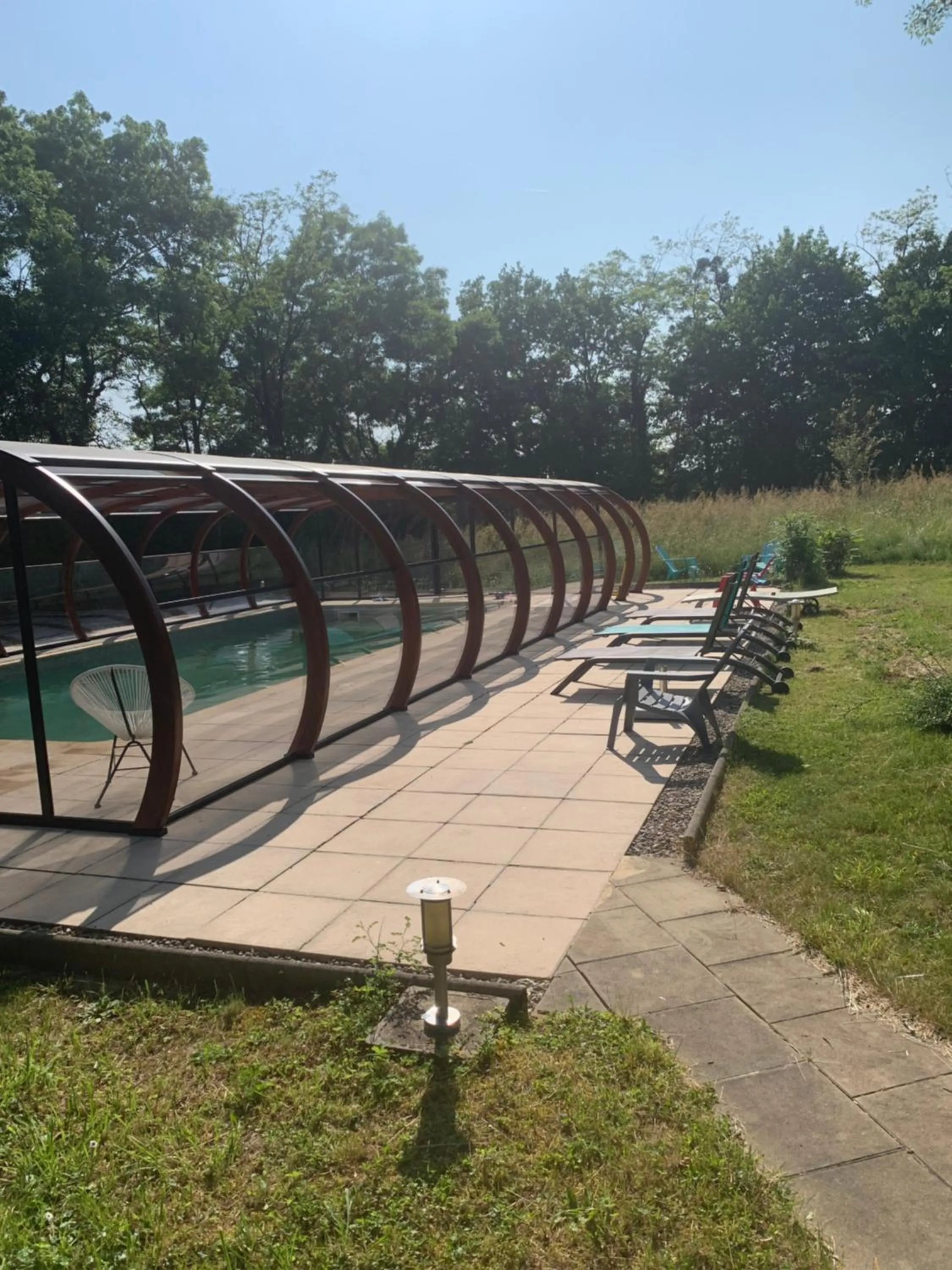 Swimming pool in La ferme d'aristide
