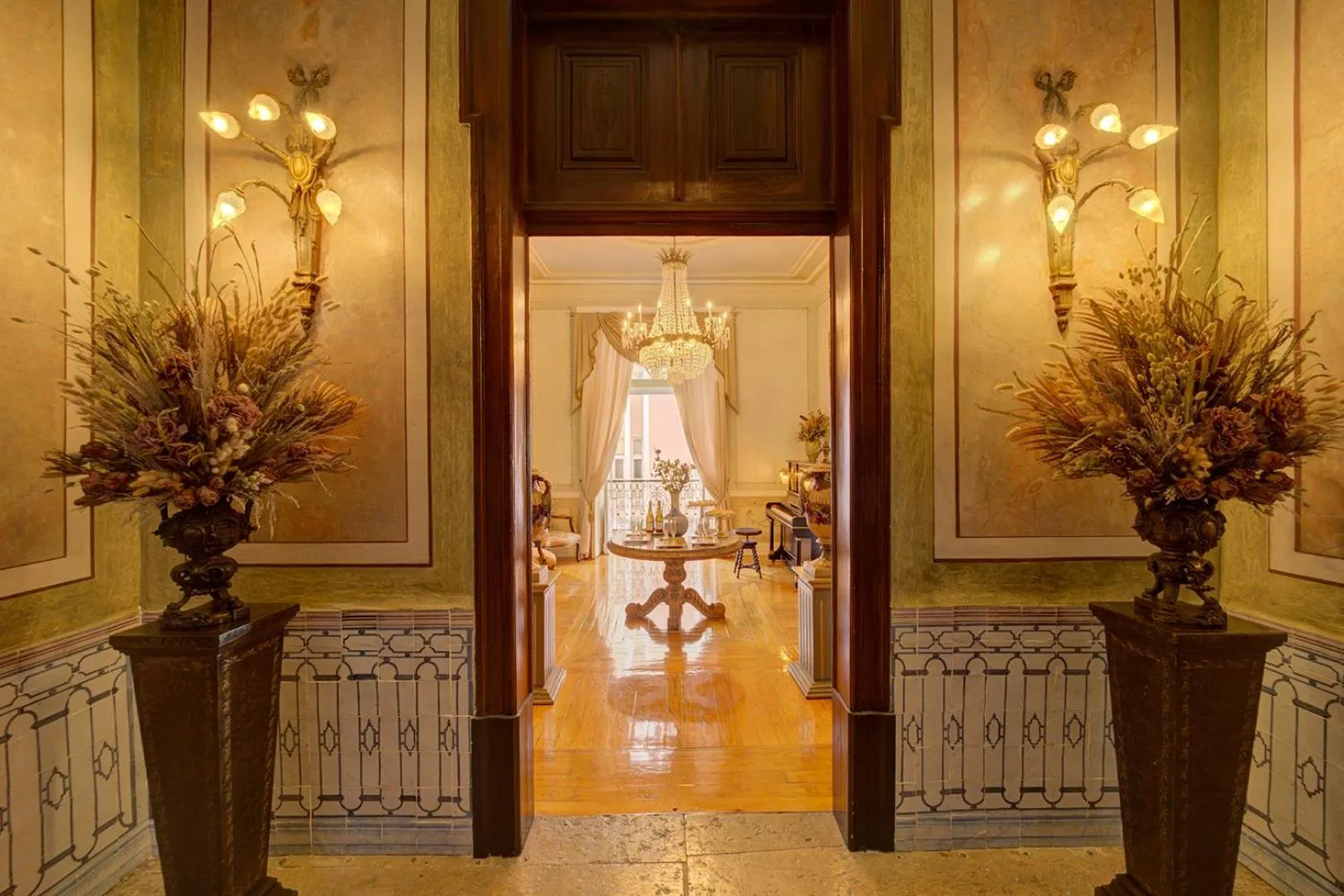 Decorative detail in Palácio das Especiarias