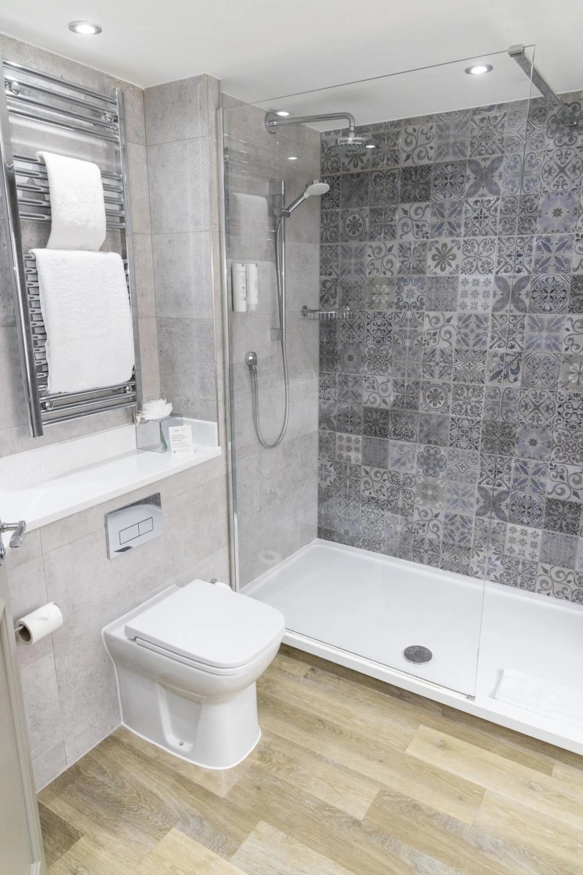 Shower in Garner Hotel Nottingham City Centre by IHG