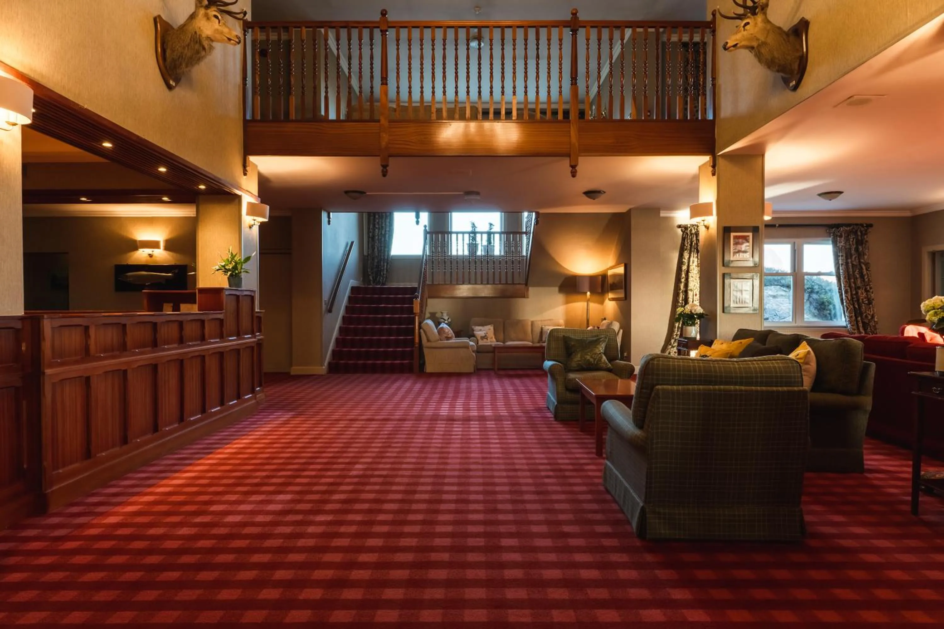 Seating area in Inver Lodge