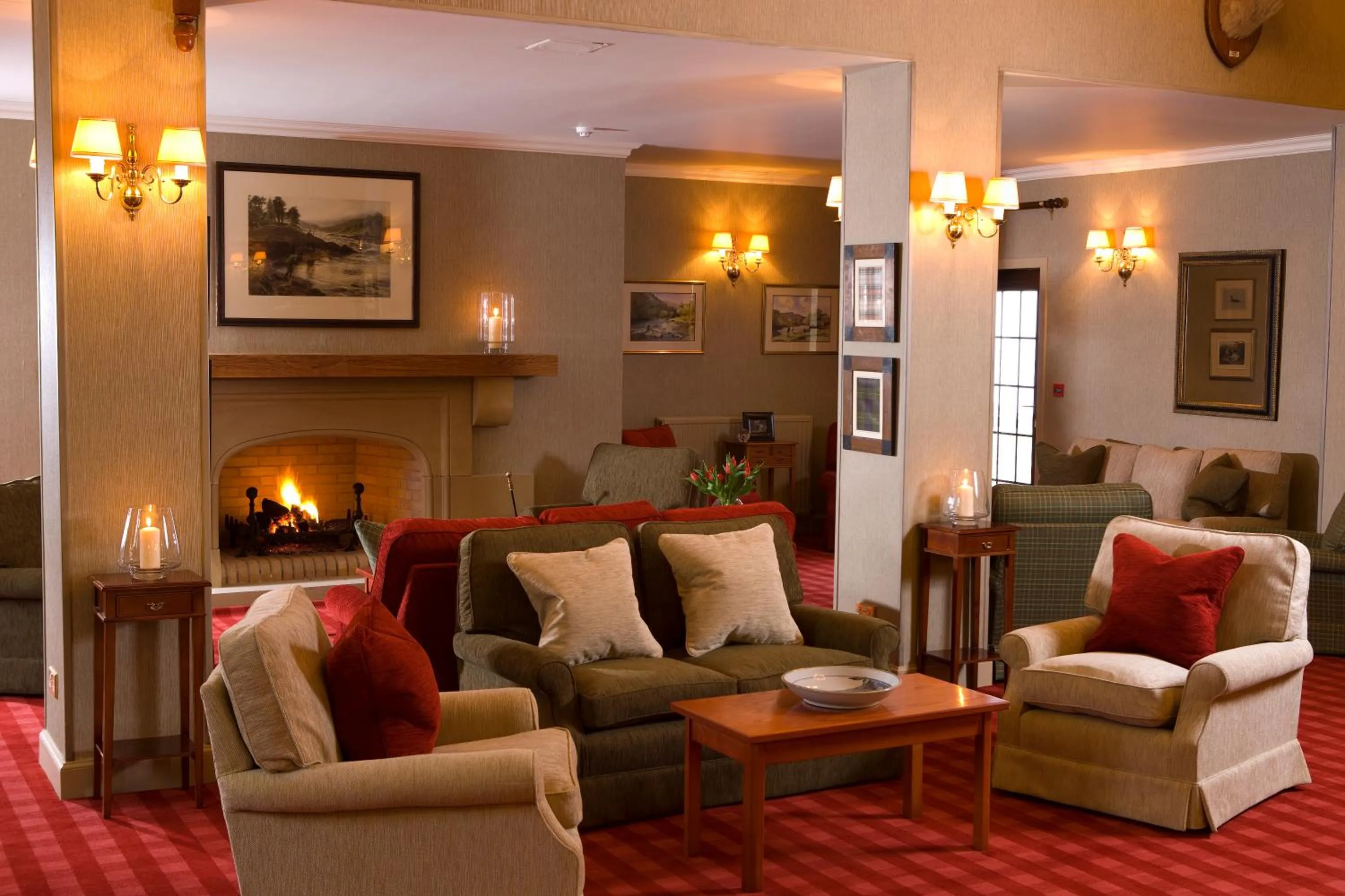 Living room in Inver Lodge