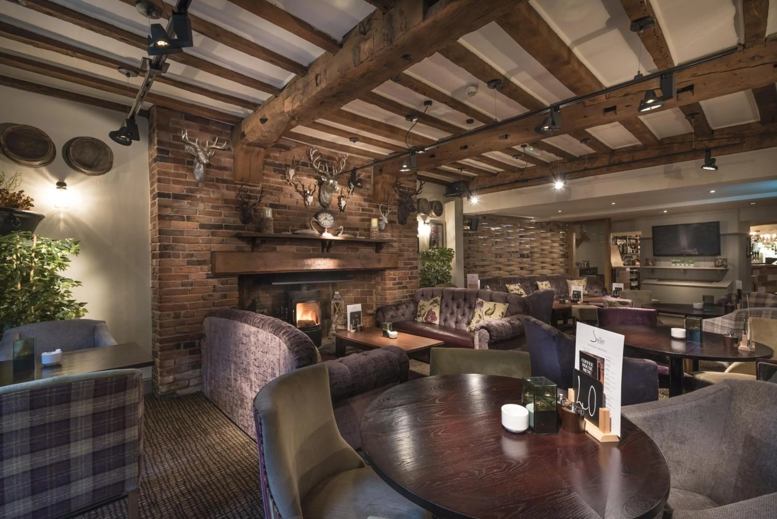 Lounge or bar in The Swan Hotel, Stafford, Staffordshire - The Coaching Inn Group