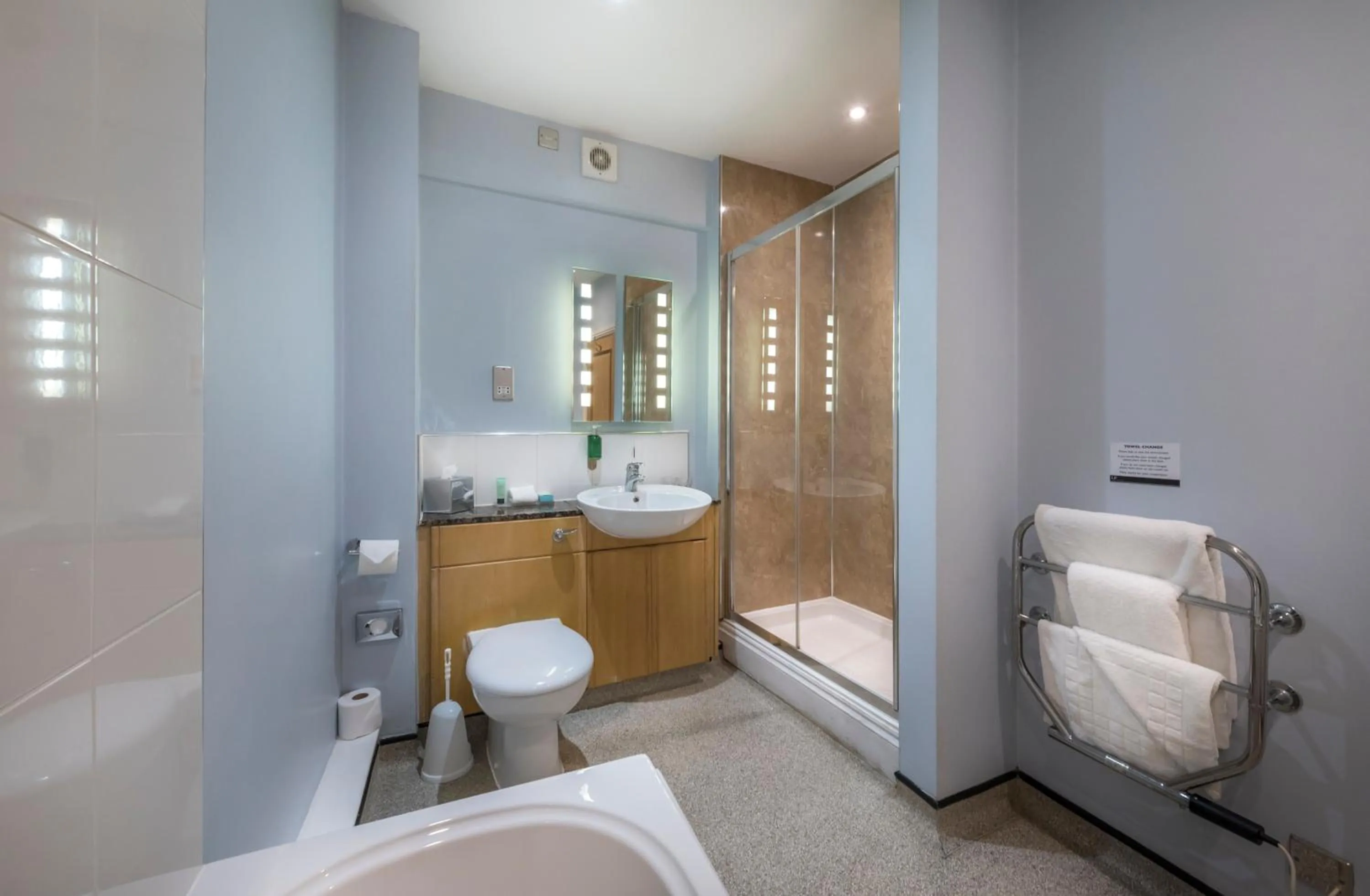 Shower in The Swan Hotel, Stafford, Staffordshire - The Coaching Inn Group