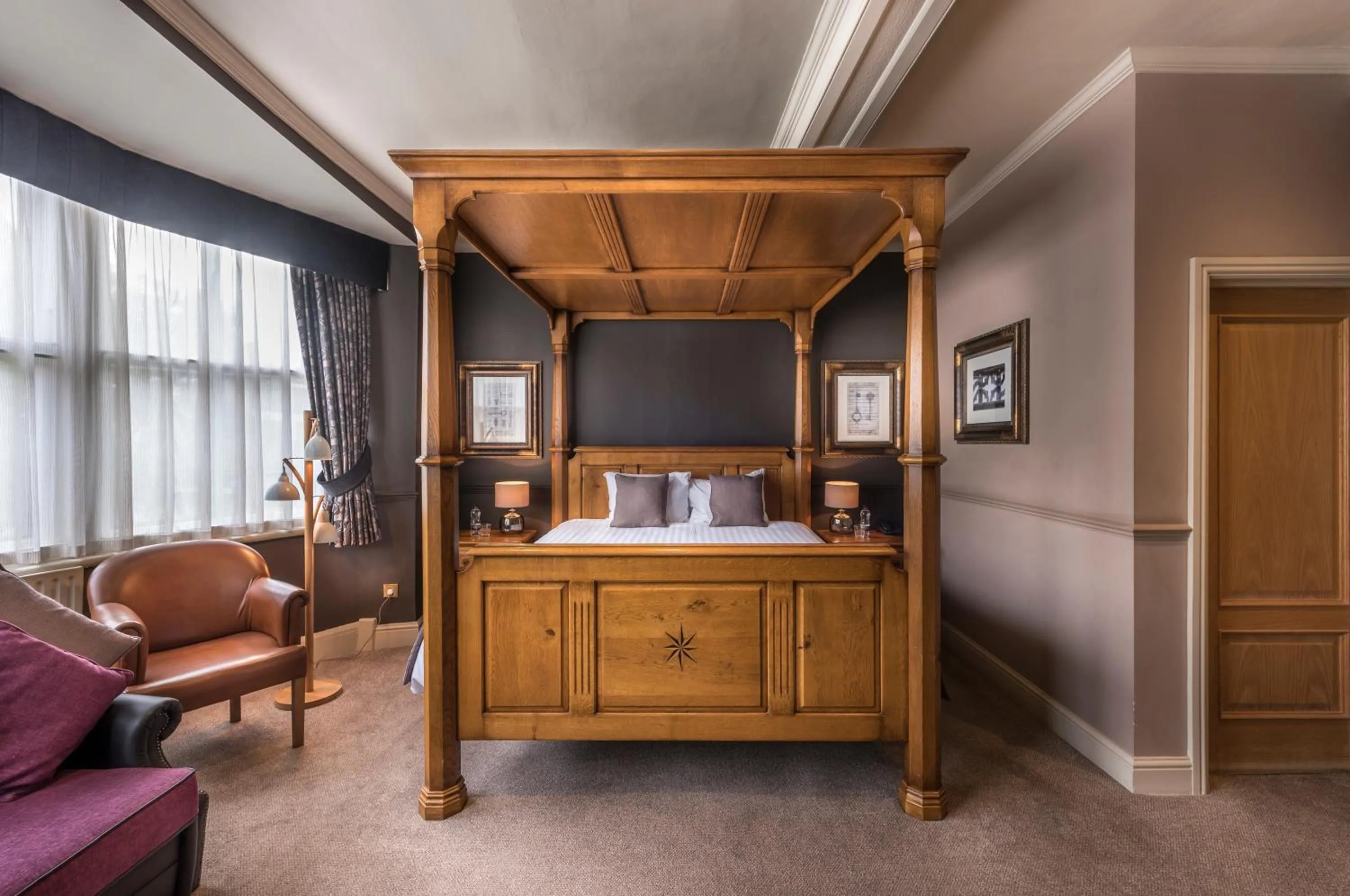 Bedroom in The Swan Hotel, Stafford, Staffordshire - The Coaching Inn Group