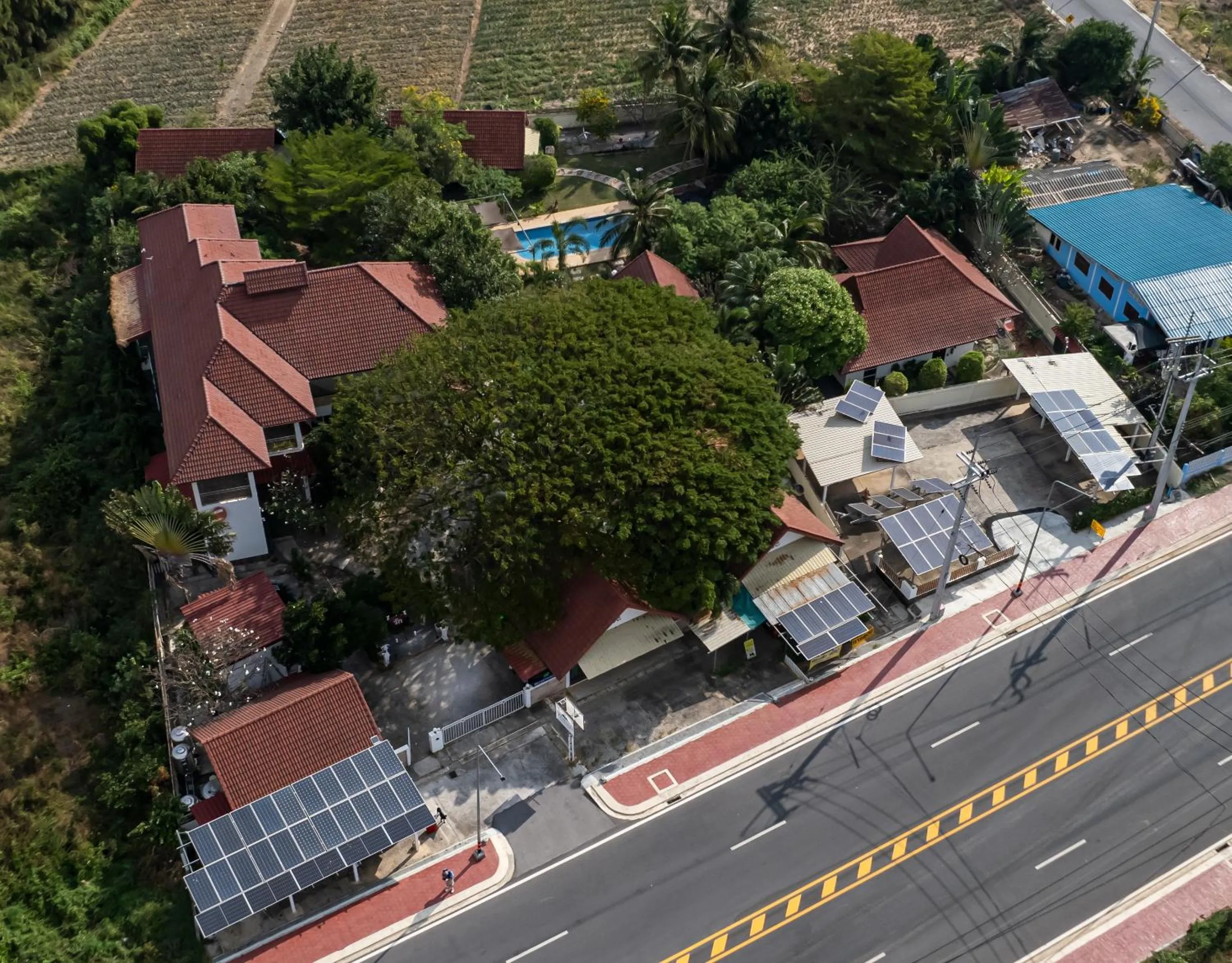 Bird's eye view in The Hillside Pranburi Resort