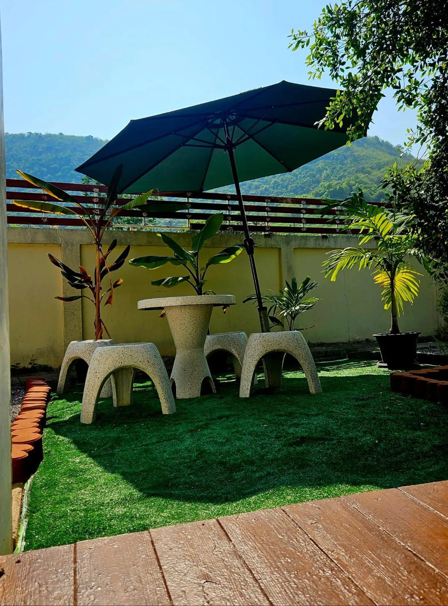 Patio in The Hillside Pranburi Resort