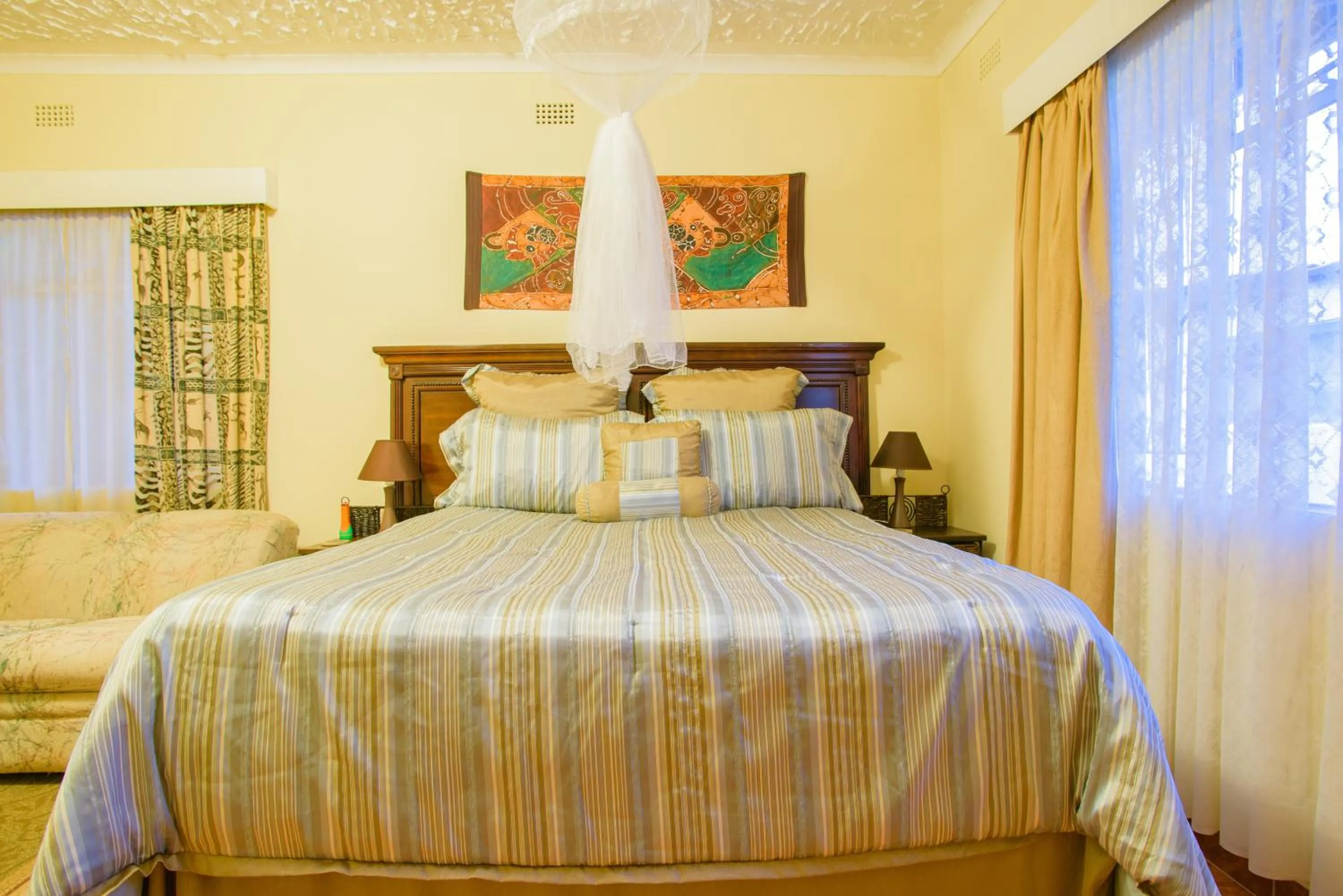 Bedroom, Bed in Art Lodges