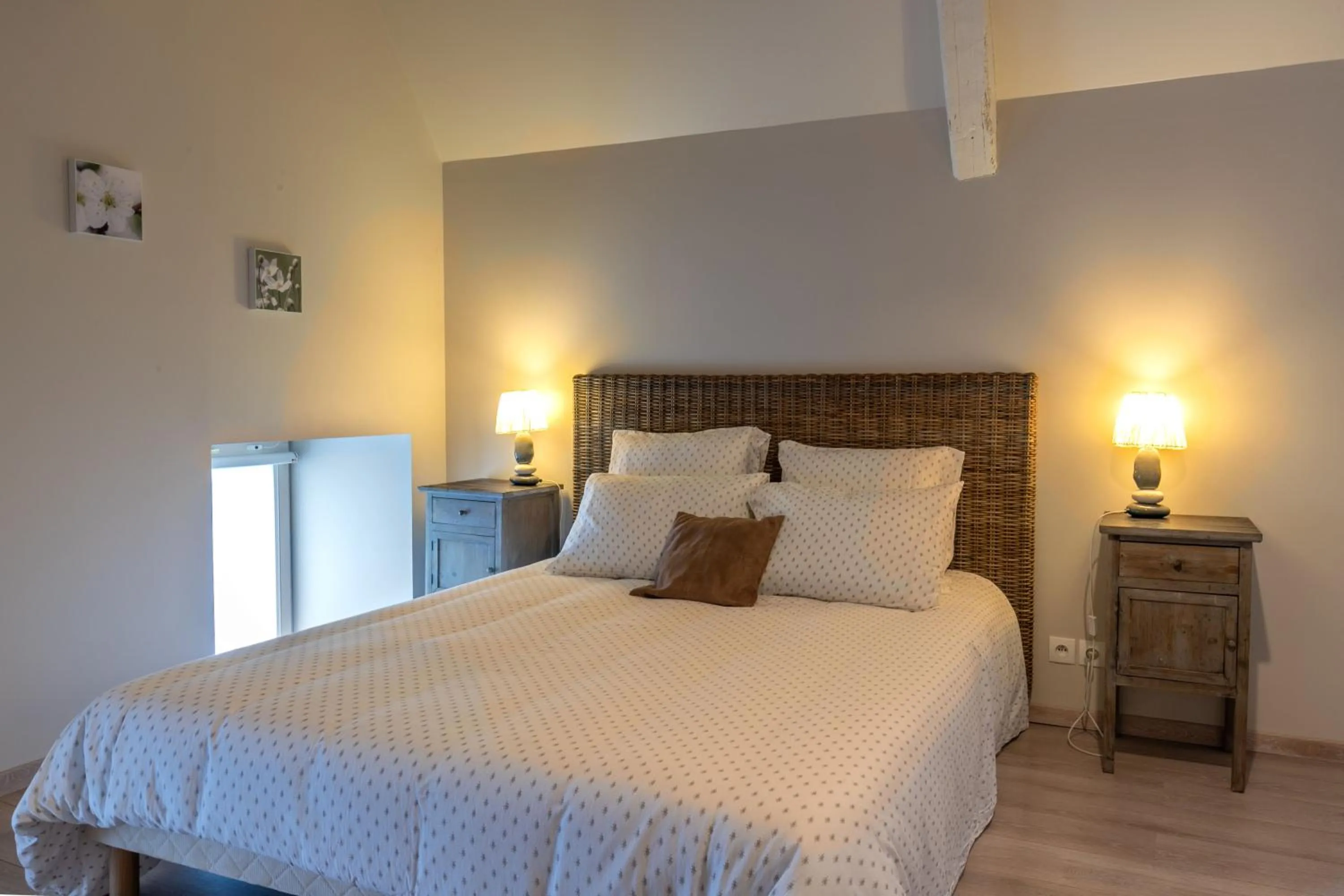 Bed in Gîtes de la Bigauderie