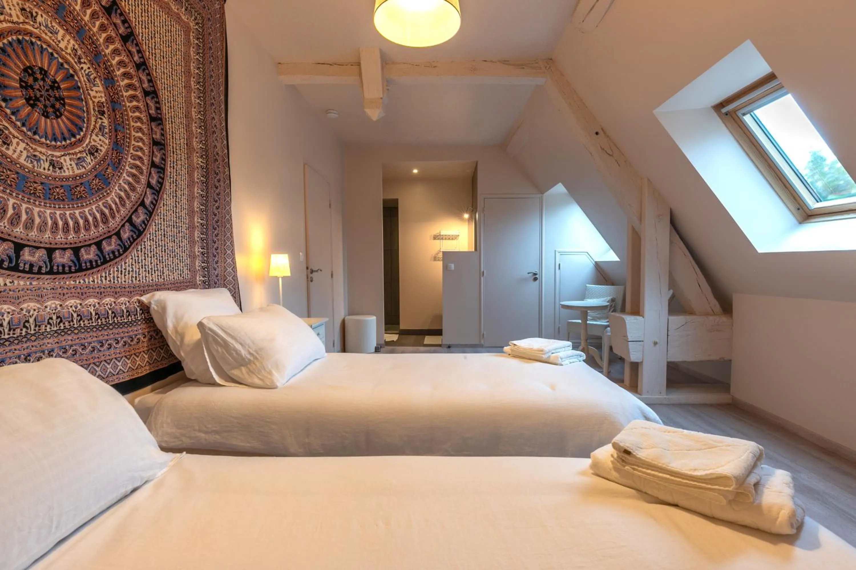 Bed in Gîtes de la Bigauderie