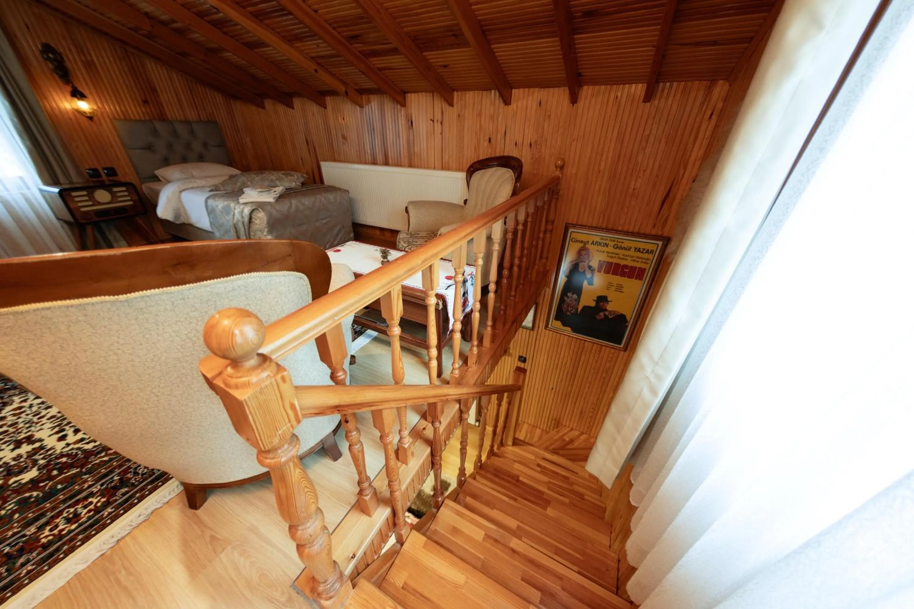 Bed in Abant Doğa Köşkü